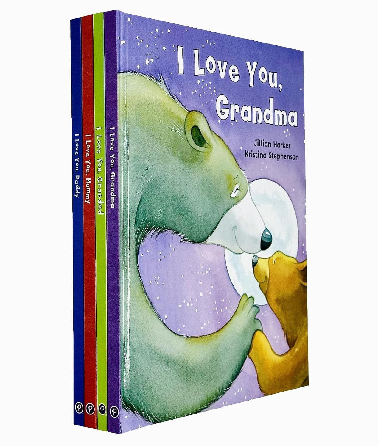 I Love You Series by Jillian Harker, four hardback books for ages 0-5, featuring colorful illustrations and engaging stories.