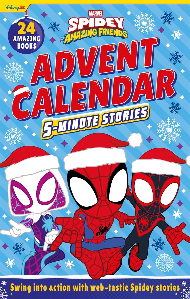 Marvel Spidey and His Amazing Friends paperback book featuring colorful illustrations and fun stories for ages 3–7.