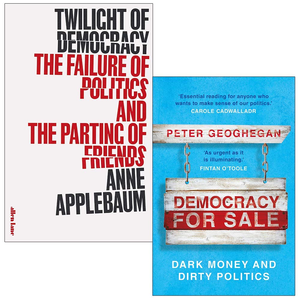 Democracy Collection by Various Authors, two non-fiction paperback books featuring cover designs and titles.