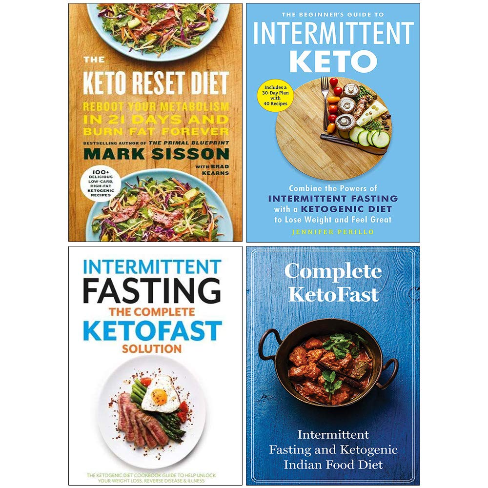 Ketofast Series by Mark Sisson, 4 paperback books collection set on ketogenic lifestyle and health tips.