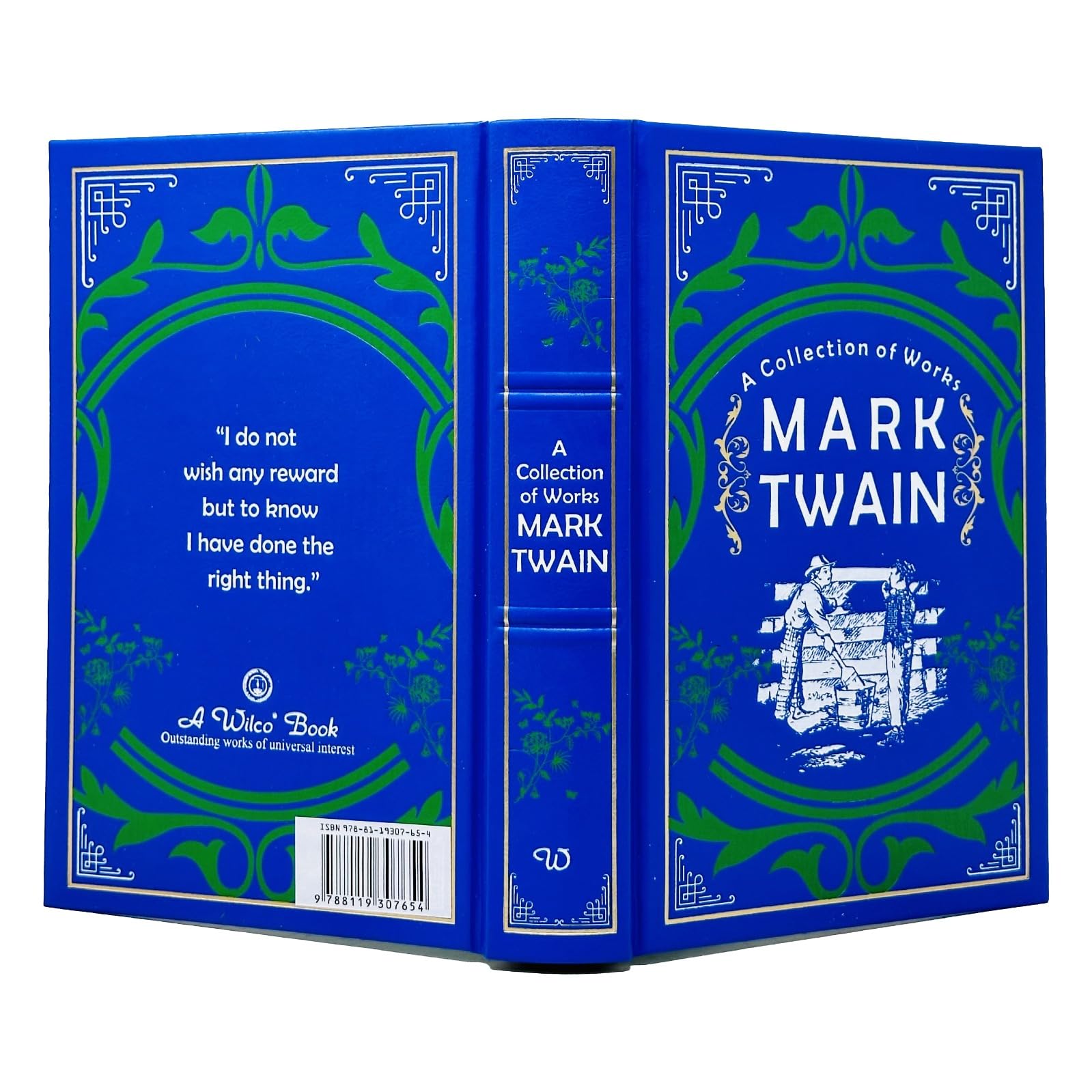 Mark Twain 4 Books Collection Set in hardback, featuring classic fiction titles by Mark Twain, displayed together.