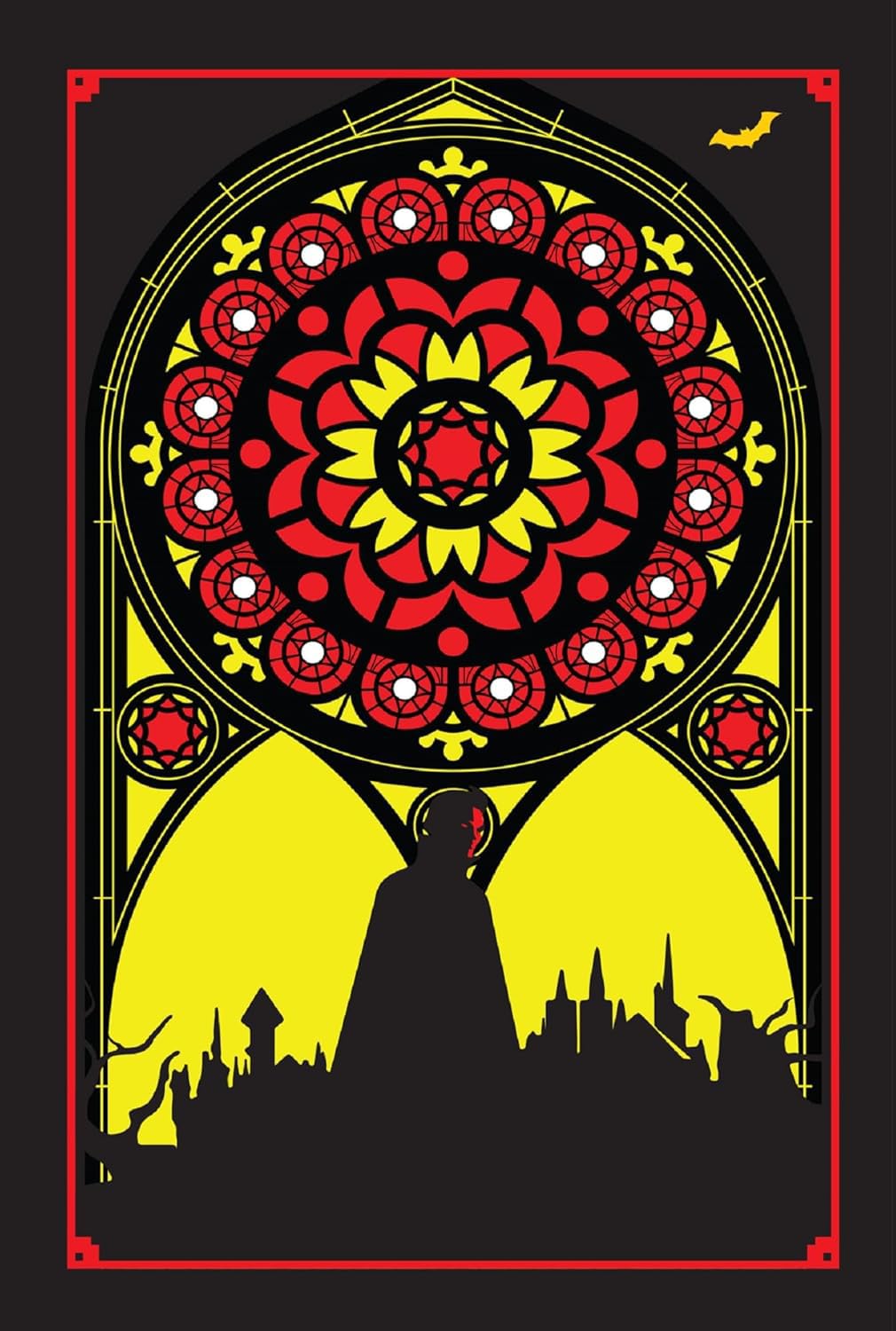 Leather-bound hardback edition of Dracula and other horror classics by Bram Stoker, featuring deluxe cover design.
