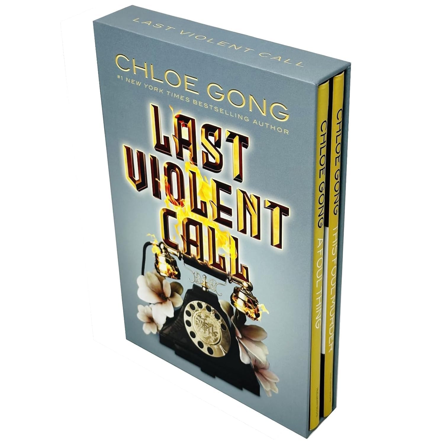 Chloe Gong's Last Violent Call 2-book collection box set in paperback, featuring stylish cover designs and spine details.