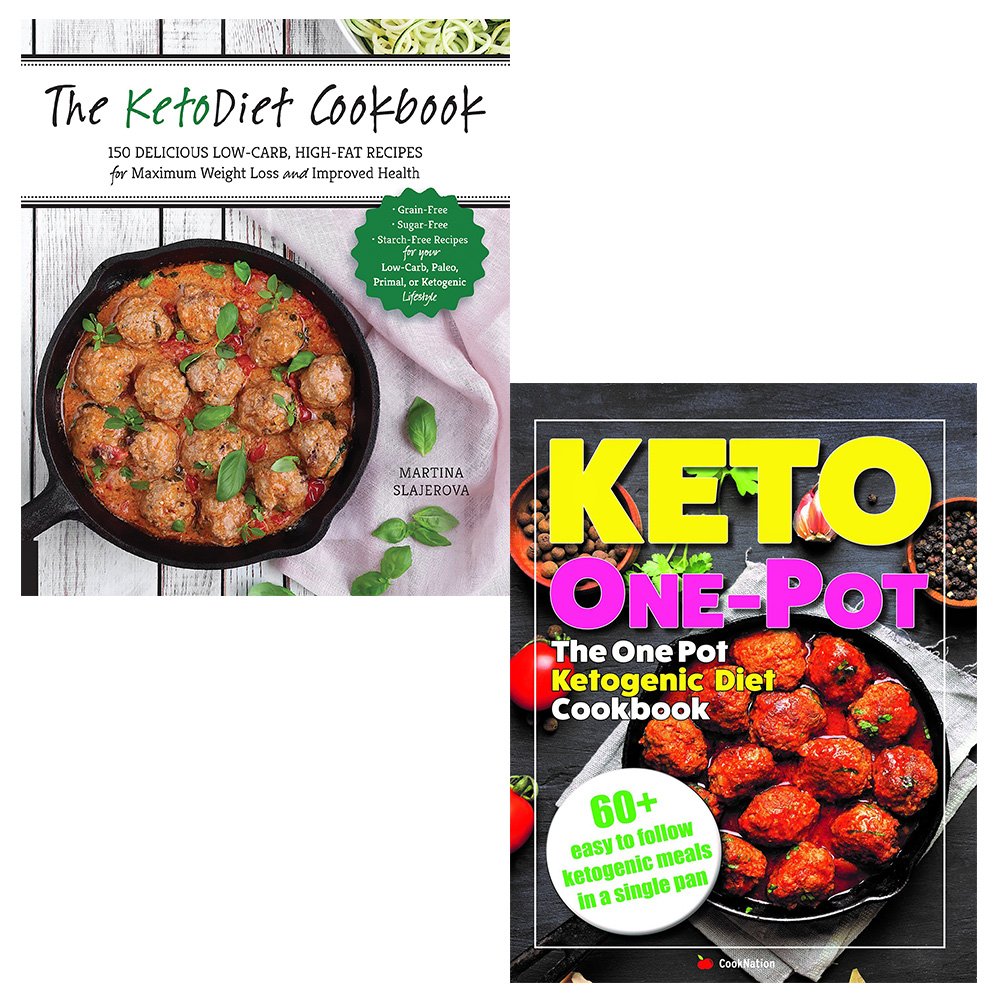 Ketodiet Collection paperback set featuring two non-fiction books by Martina Šlajerová, published by Fair Winds Press.