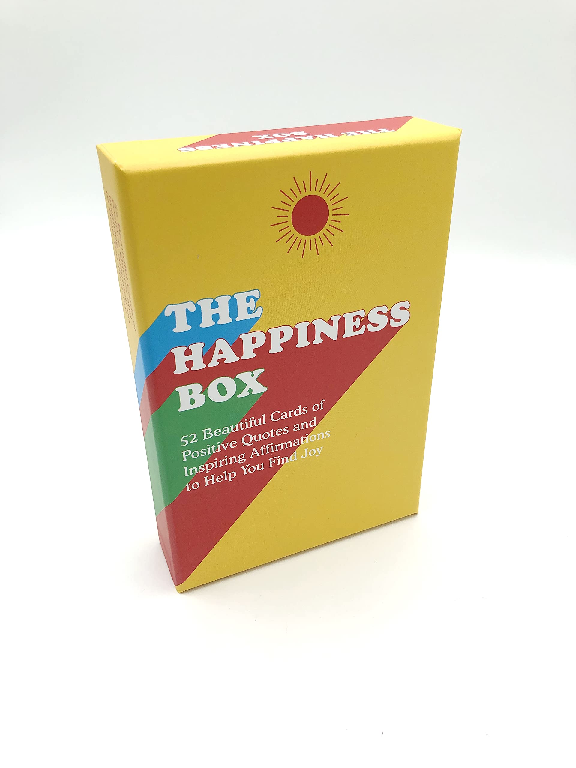 "The Happiness Box 52 cards for finding joy in a paperback format by Summersdale Publishers."