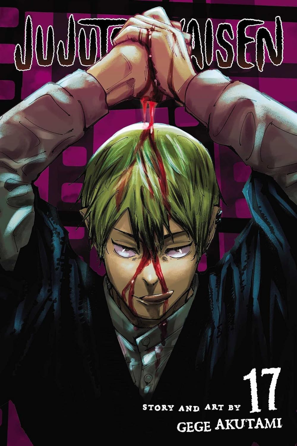 Set of five Jujutsu Kaisen paperback books by Gege Akutami, featuring vibrant cover art from the VIZ Media Ltd collection.