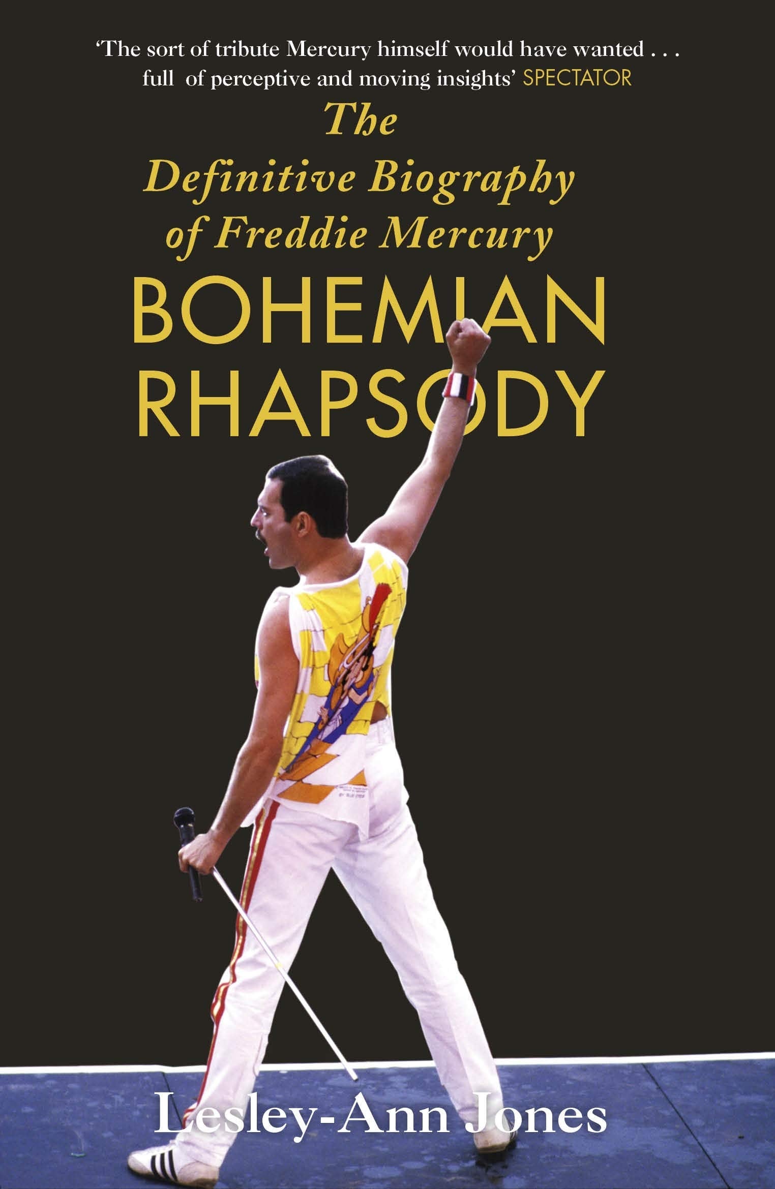 Rock Legends Biographies Collection set featuring two paperback books by Lesley-Ann Jones on a wooden table.