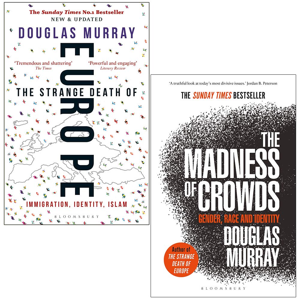 Douglas Murray Collection set of 2 paperback non-fiction books by Douglas Murray on a neutral background.