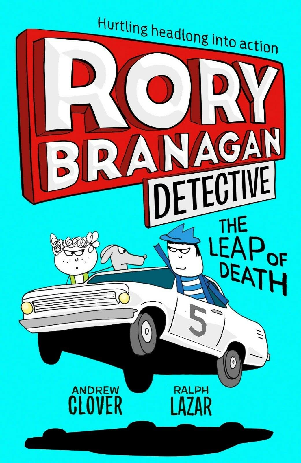 Rory Branagan Detective Series by Andrew Clover, four paperback books in a colorful collection set for children.