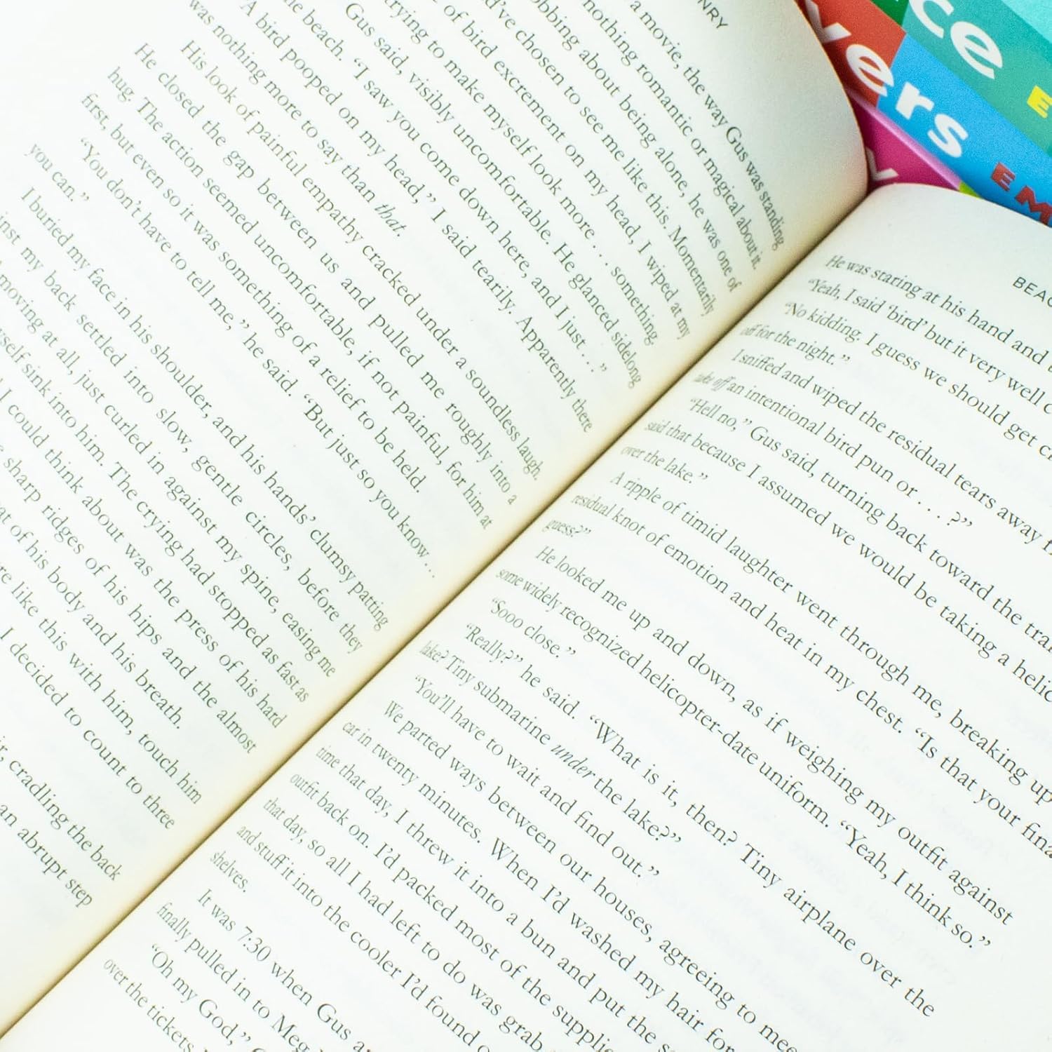 Emily Henry 4 Books Collection Set in paperback, showcasing vibrant covers and titles of popular fiction novels.
