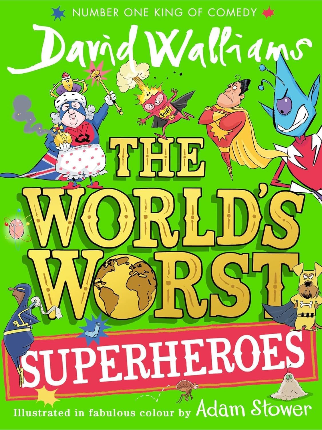 David Walliams 3 Books Collection Set in paperback featuring colorful covers and engaging illustrations for children.