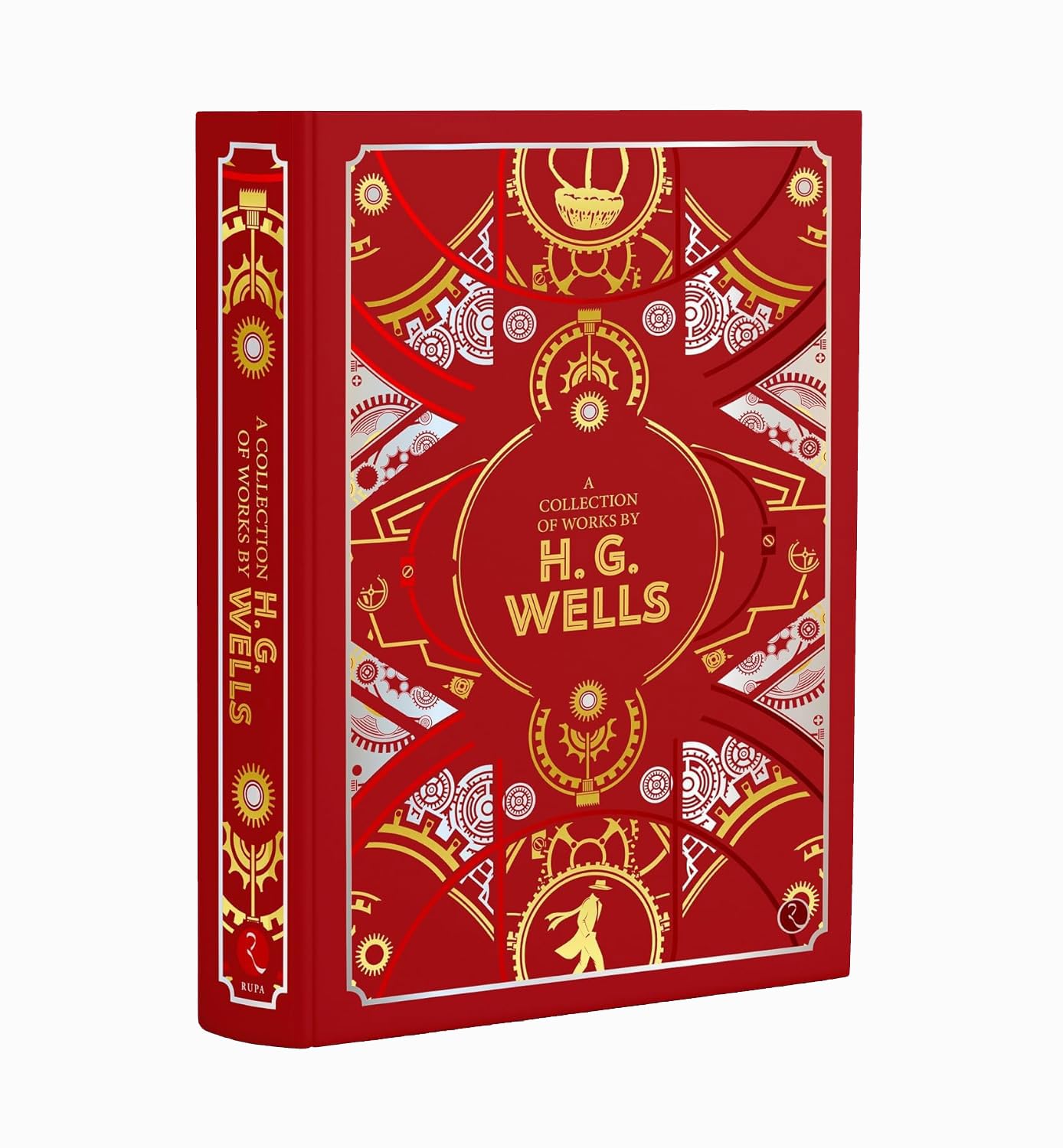 Hardback collection of fiction works by H.G. Wells published by Rupa Publications Ltd, showcasing the book cover design.