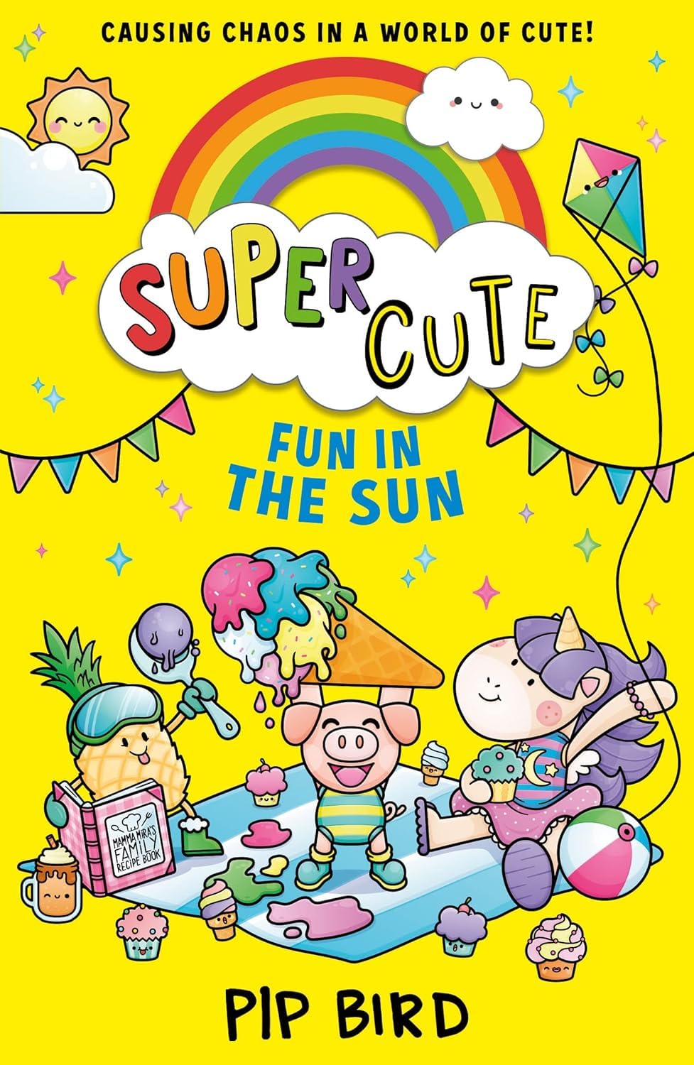 Pip Bird Super Cute Series 4 paperback books collection for ages 3-7, featuring colorful covers and engaging illustrations.