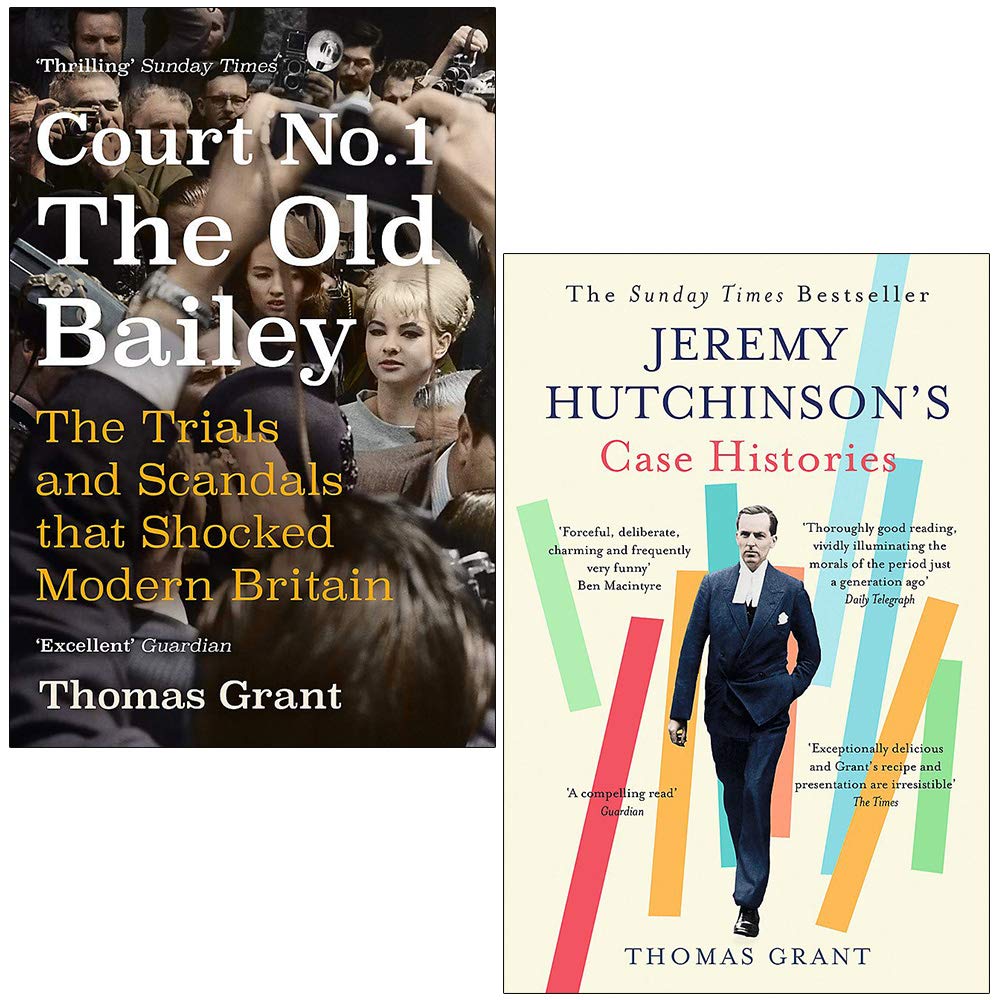 Thomas Grant 2 Books Collection Set in paperback, featuring non-fiction titles by John Murray on a wooden table.