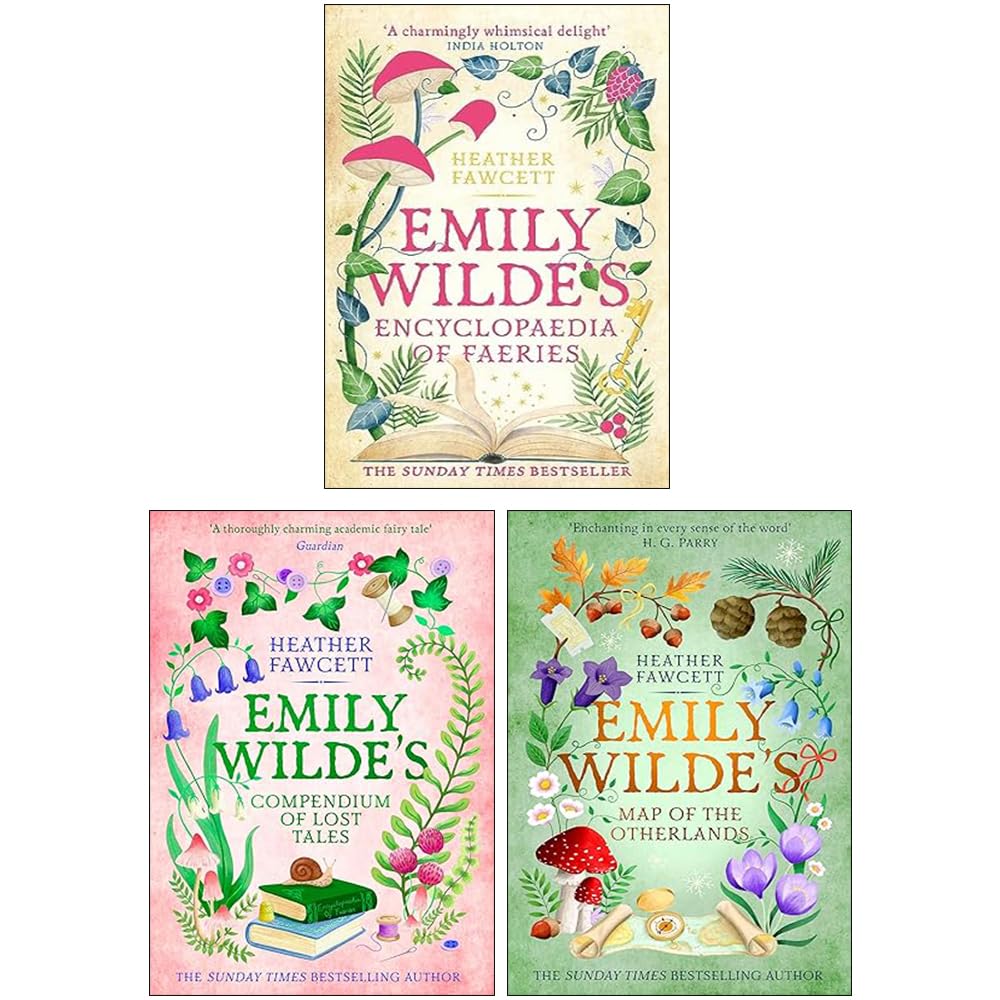 Emily Wilde Series by Heather Fawcett, 3-book paperback collection set, fiction novels published by Orbit Ltd.