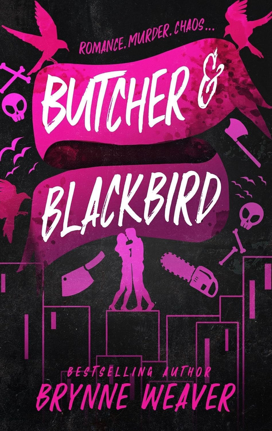Three paperback books from Brynne Weaver's Ruinous Love Trilogy collection, featuring cover art with dark and dramatic imagery.