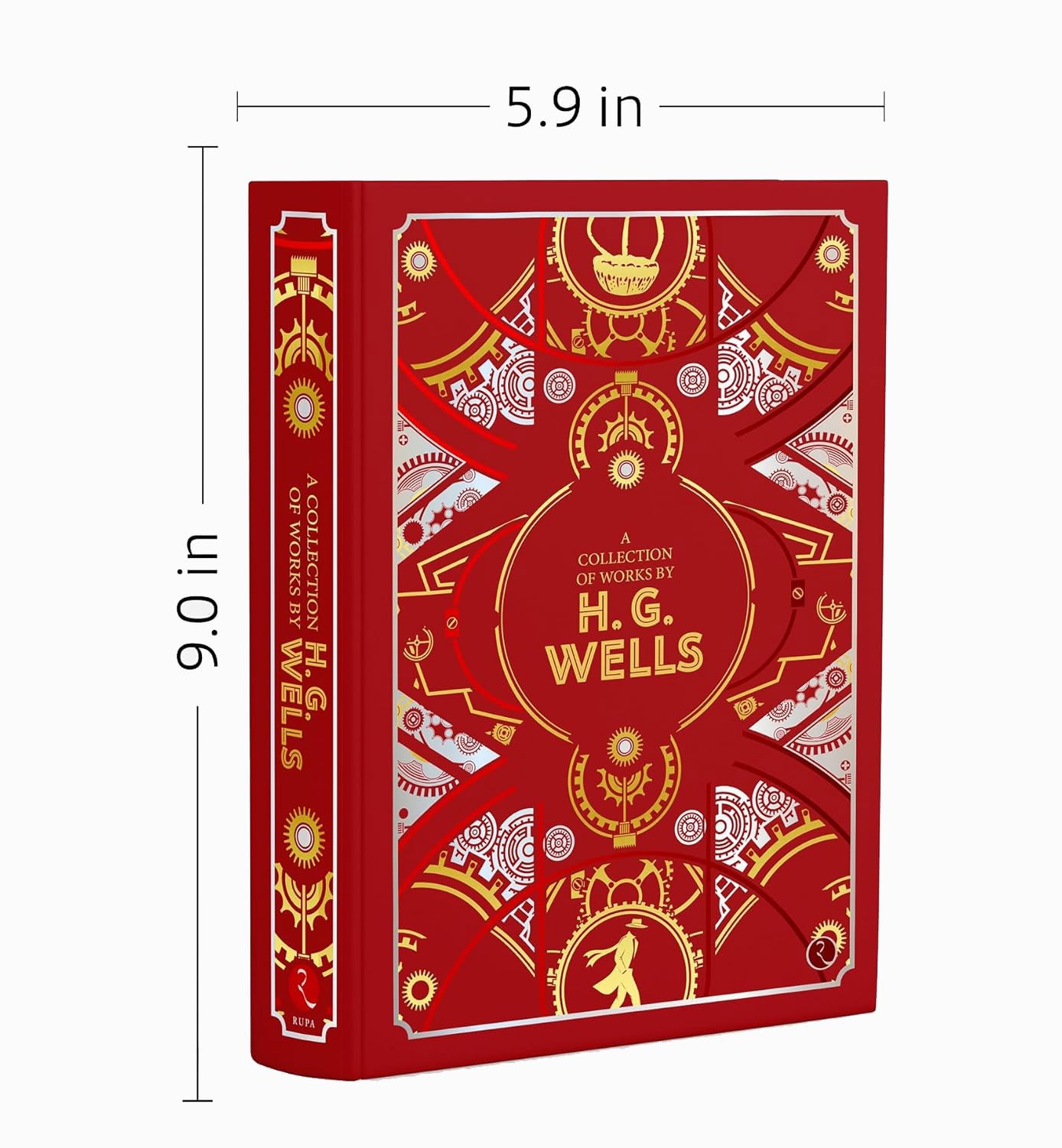 Hardback collection of fiction works by H.G. Wells published by Rupa Publications Ltd, featuring a classic book cover design.