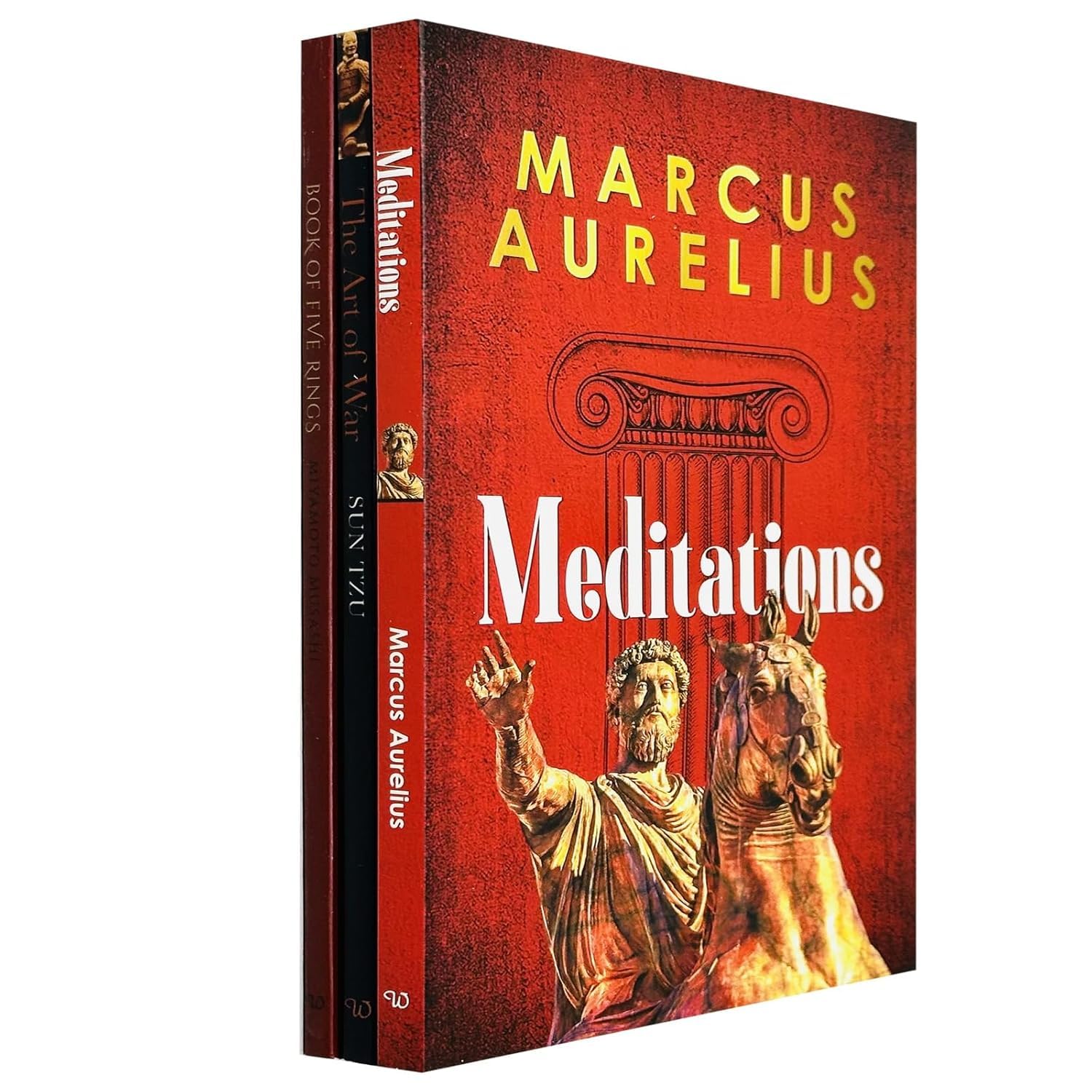 Classics by Various Authors 3 Books Collection Set, Non-Fiction paperback by Wilco Books Ltd, featuring Marcus Aurelius.