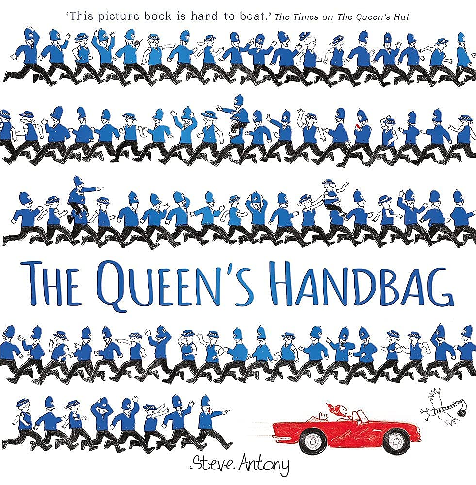 Three paperback books from the Queen Collection by Steve Antony for ages 3-7, featuring colorful illustrations and engaging stories.