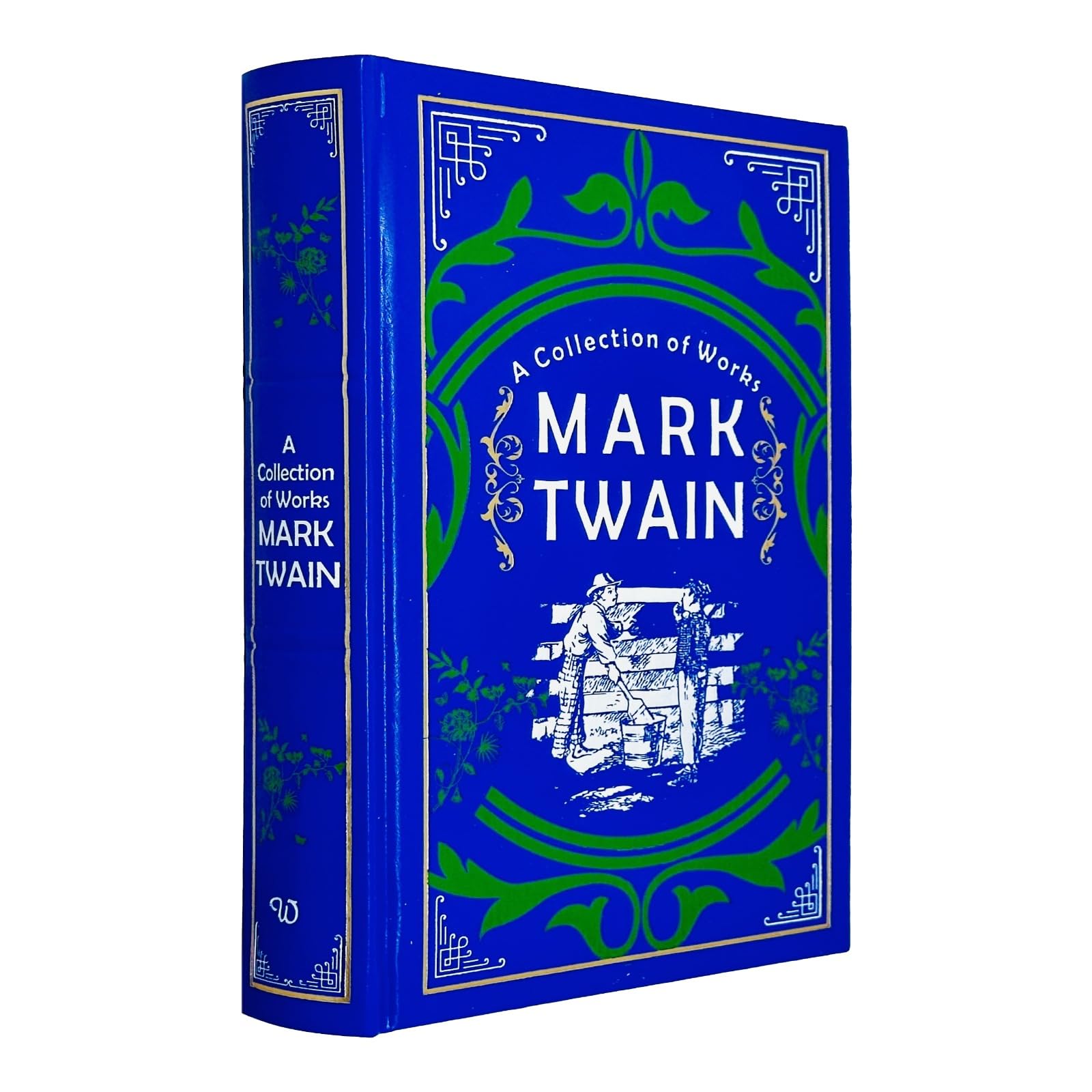 Mark Twain Collection hardback set featuring 4 classic fiction books by Mark Twain, displayed with covers visible.