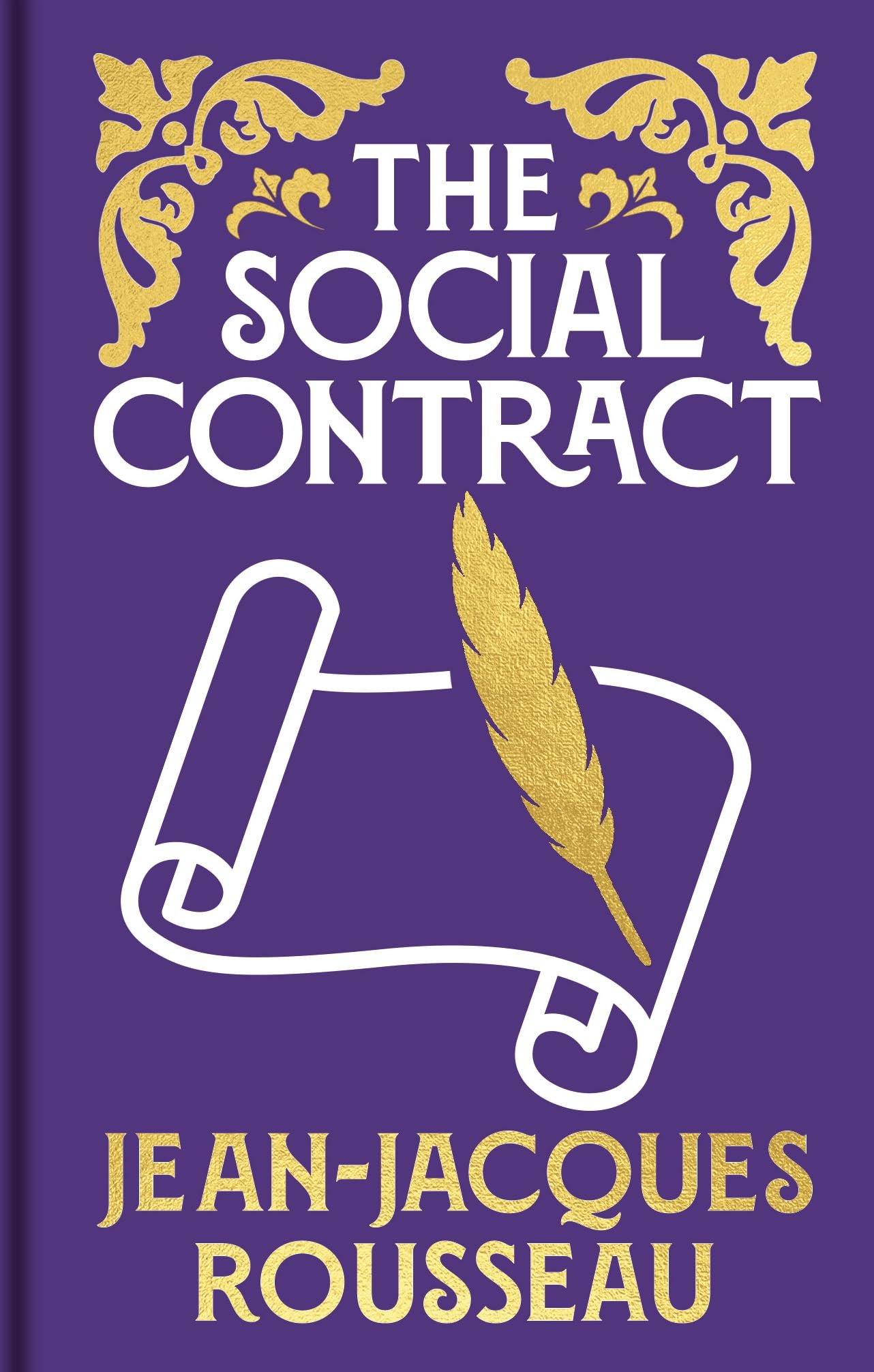 Hardback edition of "Social Contract" by Jean-Jacques Rousseau, translated by G. D. H. Cole, featuring a classic cover design.