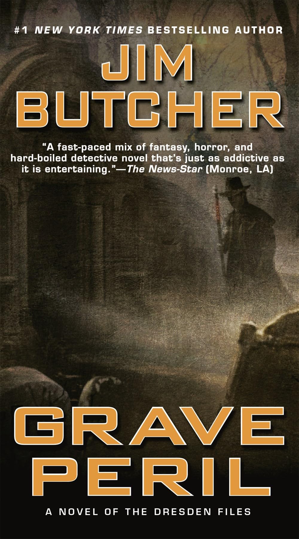 Five paperback Dresden Files book collection by Jim Butcher, featuring fantasy fiction with dark urban themes, published by Roc Ltd.