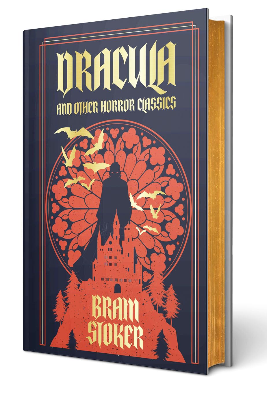 Hardback edition of "Dracula and Other Horror Classics" by Bram Stoker, featuring classic horror fiction cover design.