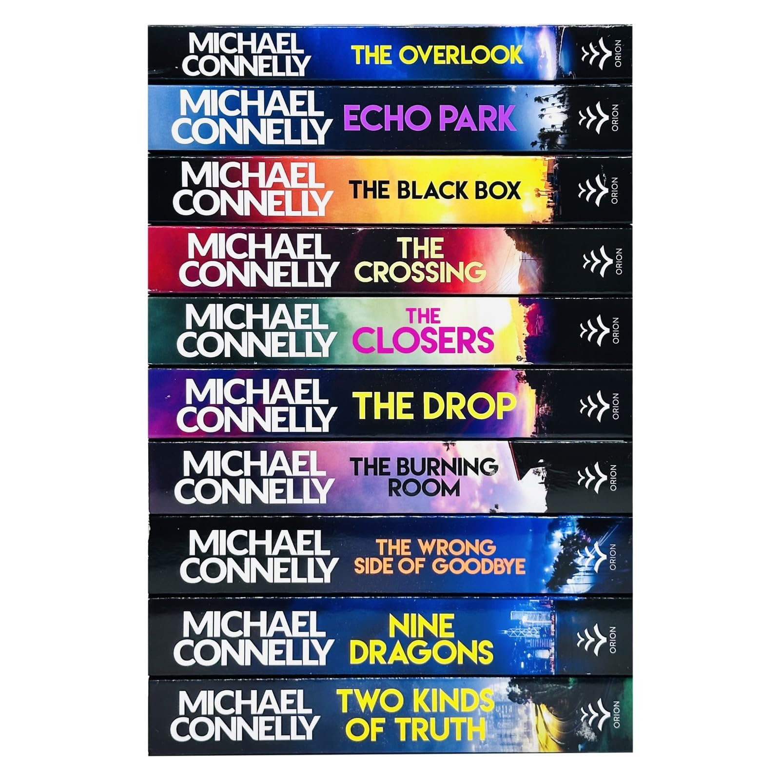 Harry Bosch series by Michael Connelly, 10 paperback collection featuring crime fiction novels by Hachette UK Ltd.