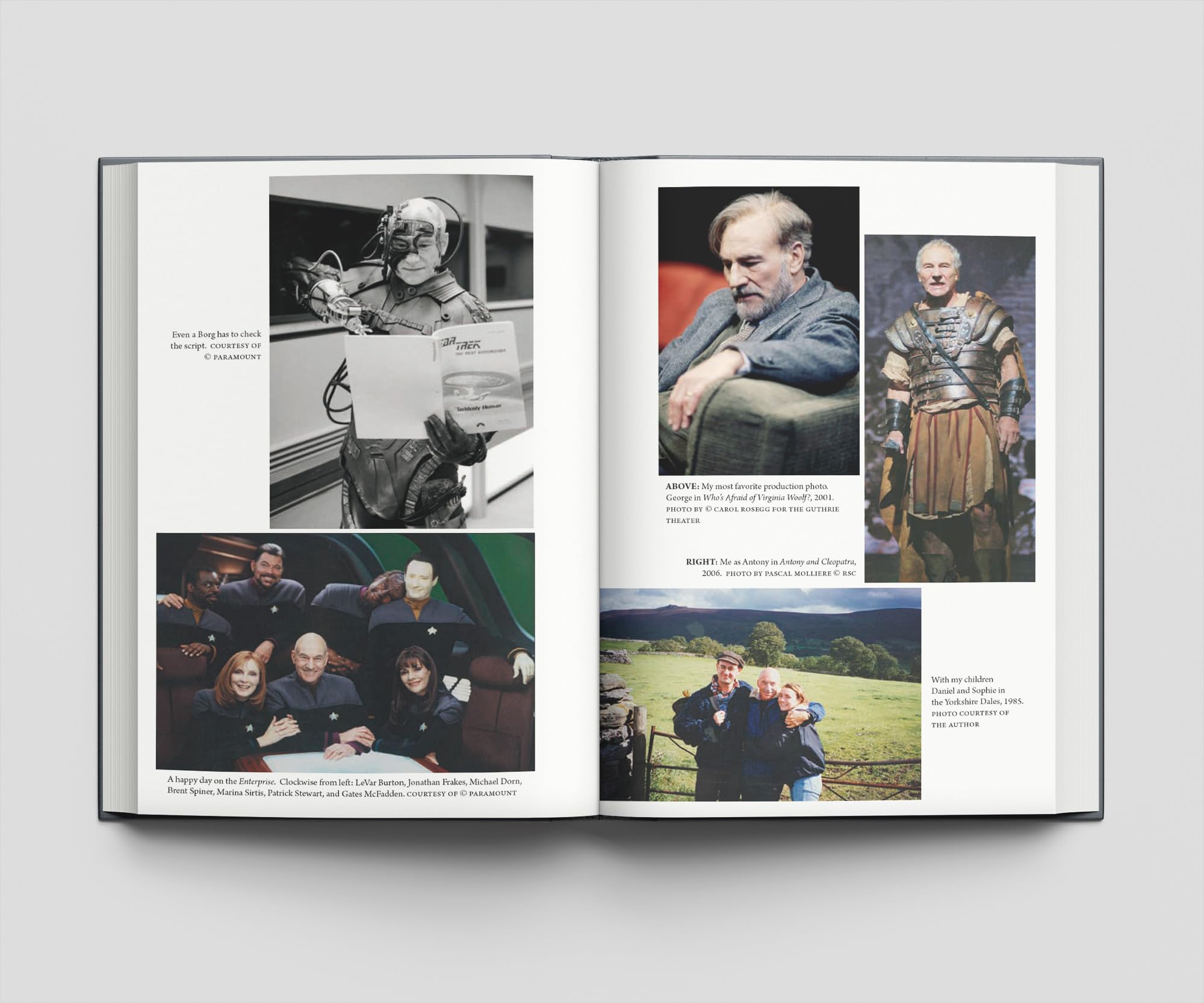Hardback edition of "Making It So: a Memoir" by Patrick Stewart, featuring a classic book cover design.