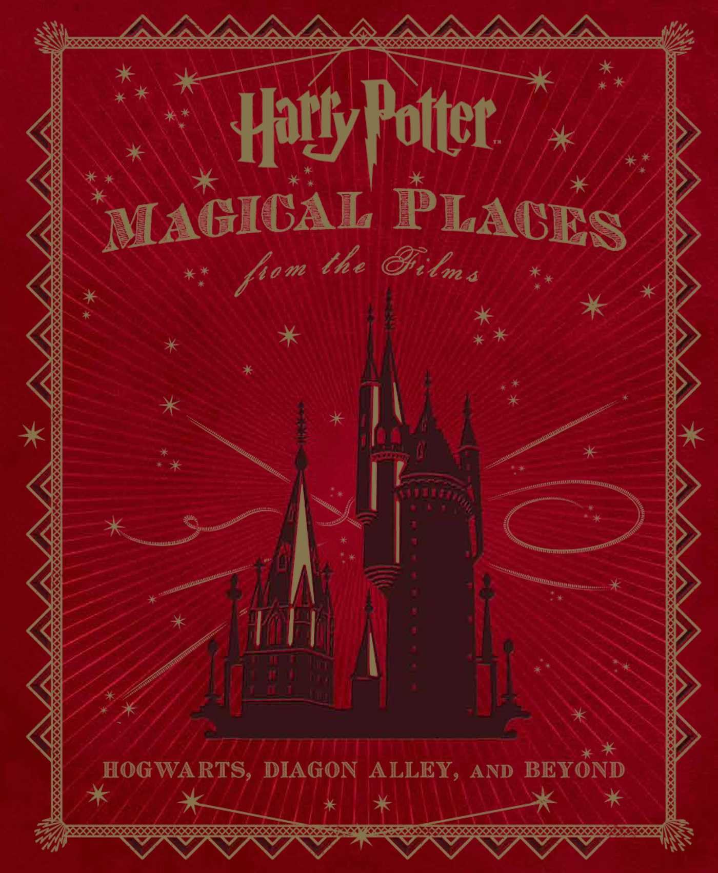 Hardback book "Harry Potter Magical Places From Films" by Jody Revenson, showcasing iconic locations from the series.