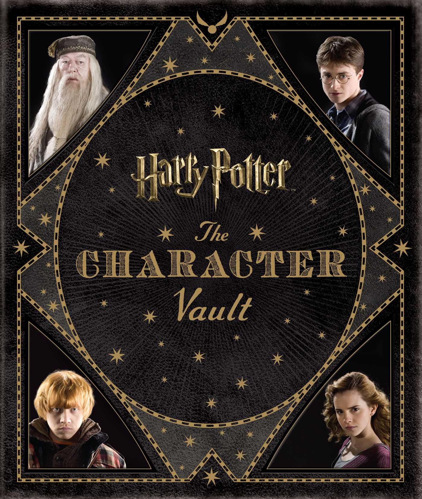 Hardback edition of "Harry Potter: The Character Vault" by Jody Revenson, showcasing detailed character illustrations.