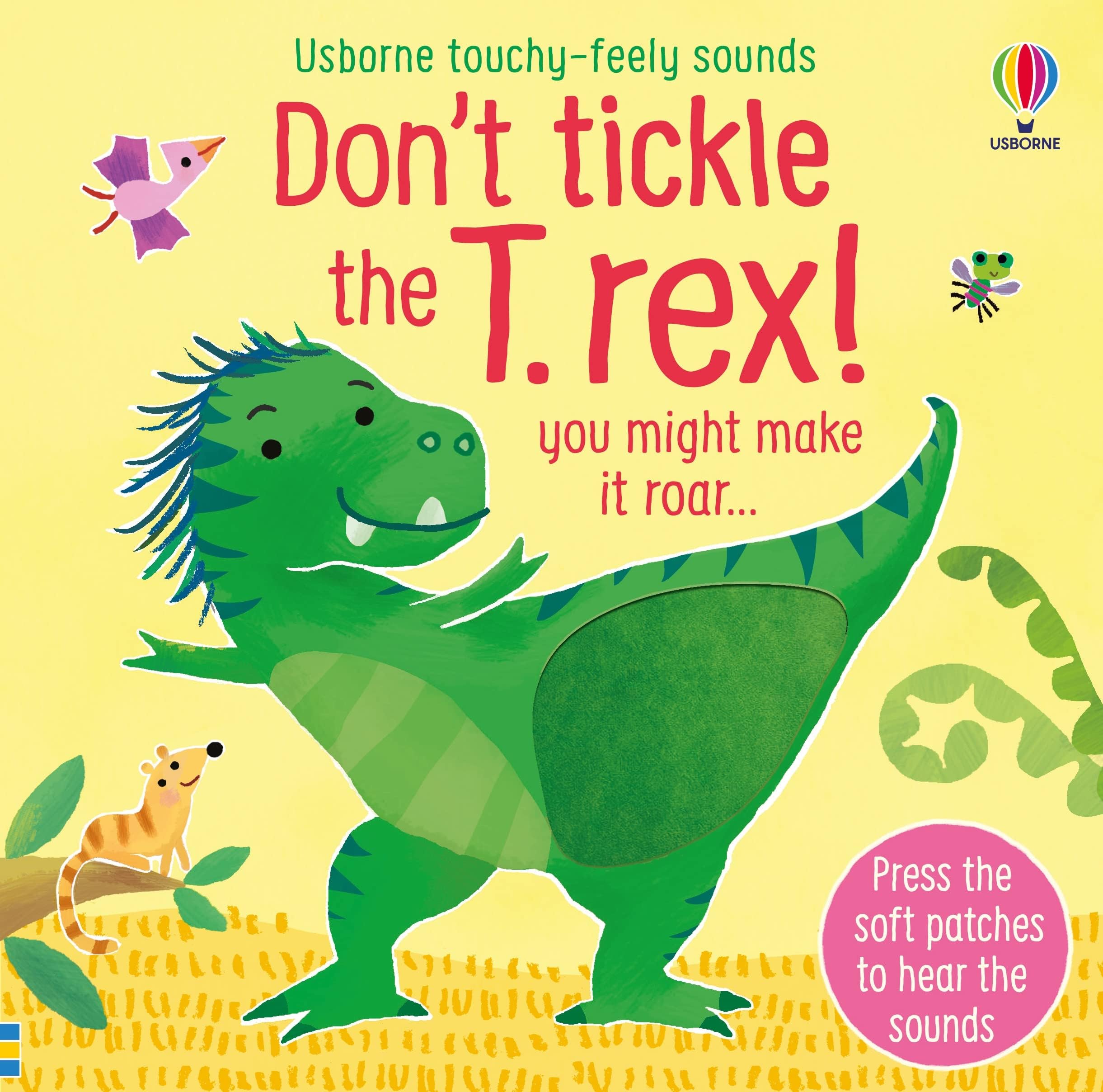 Four colorful touchy-feely board books by Sam Taplin for ages 0–5, featuring engaging textures and playful illustrations.
