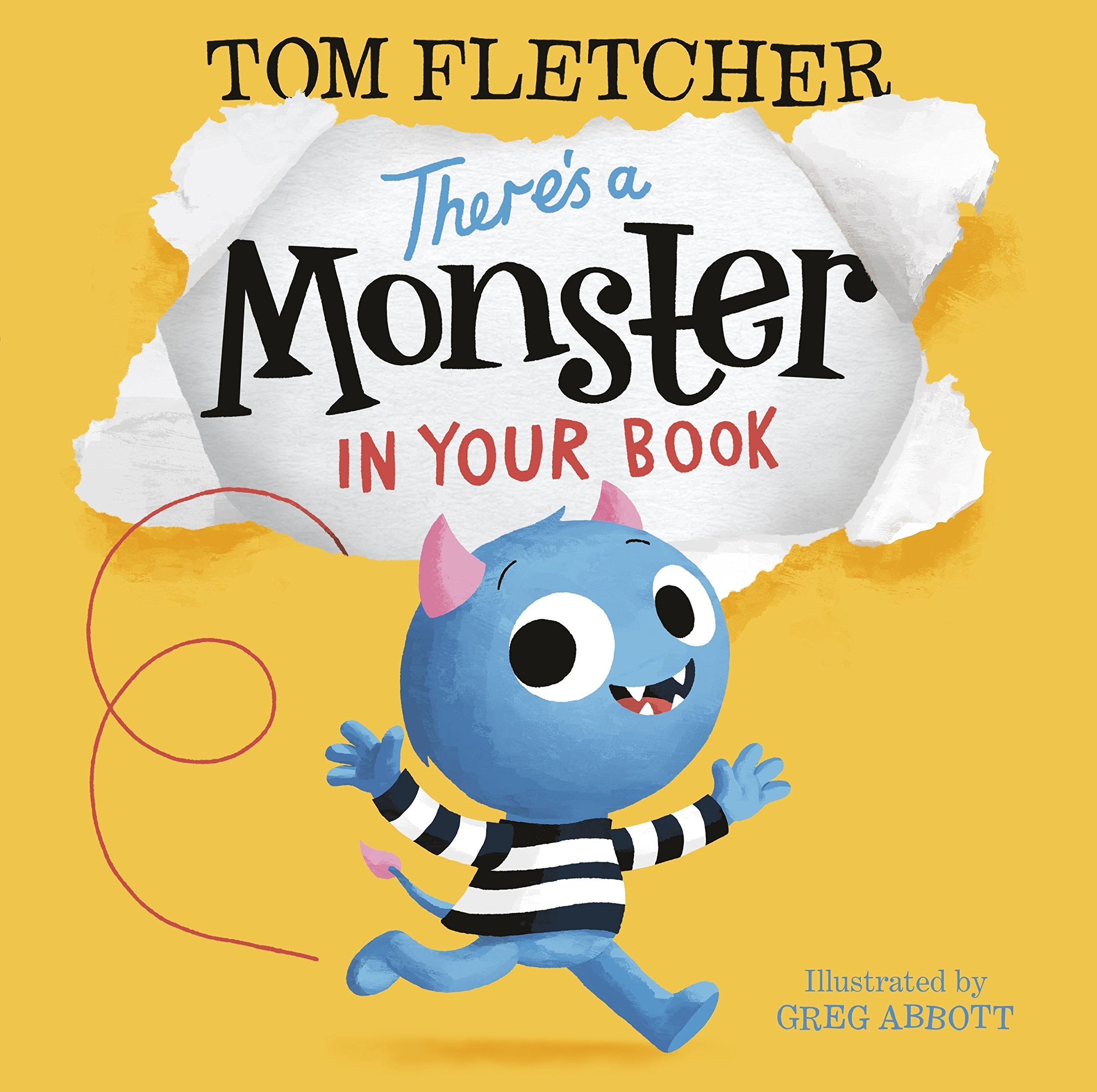 Three paperback books from the "Who's in Your Book" collection by Tom Fletcher for ages 3-7, featuring colorful covers.