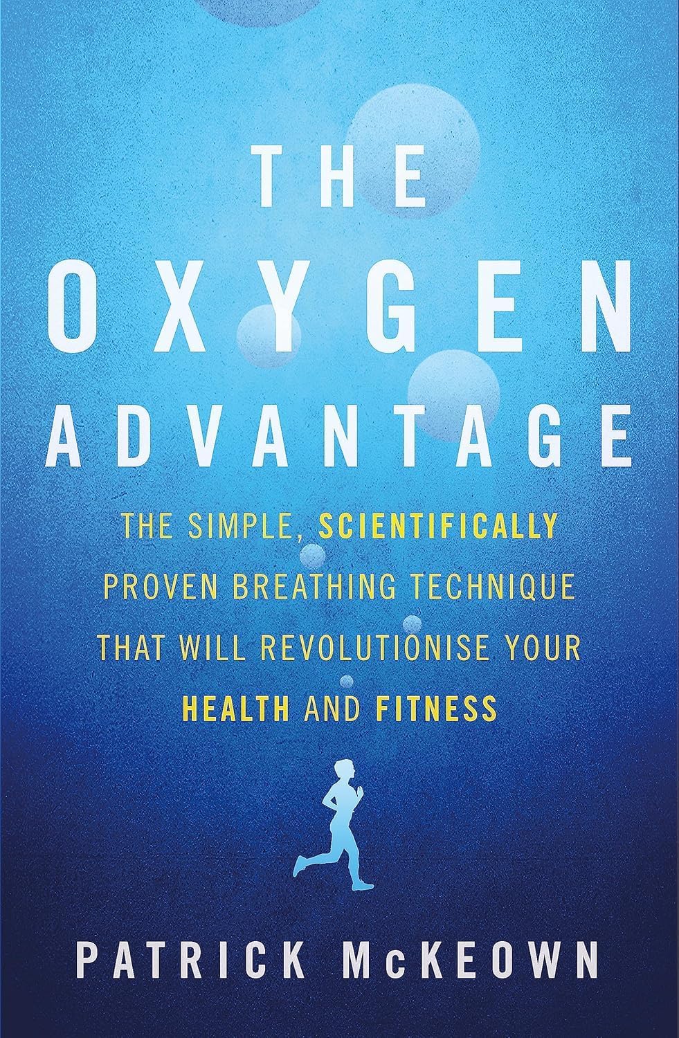 Two paperback books titled "Breath" and "Oxygen Advantage" by Patrick McKeown, showcasing non-fiction health themes.