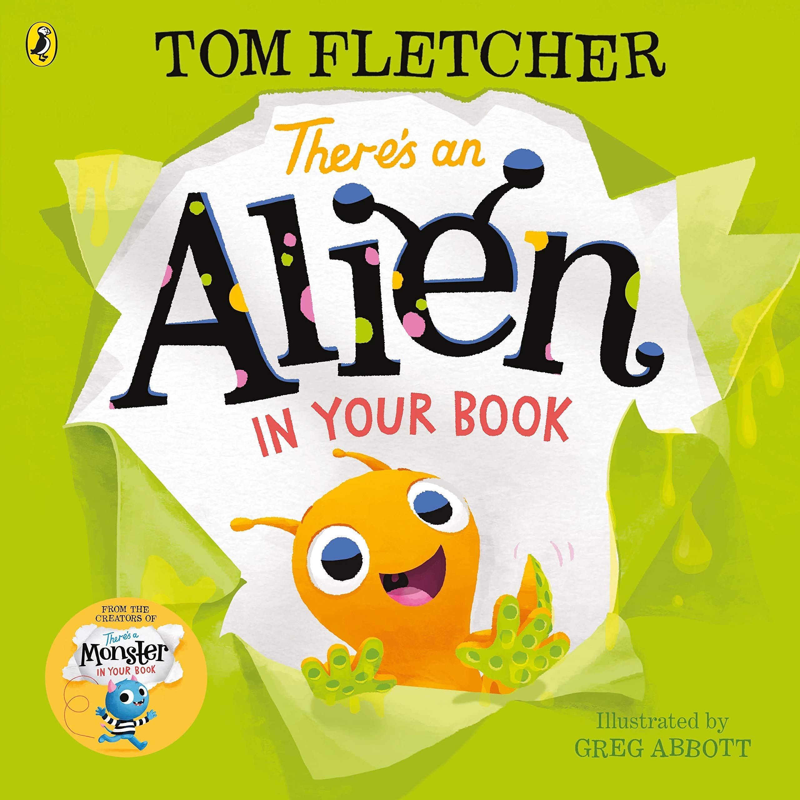 Three paperback books from Tom Fletcher's "Who's in Your Book" collection for ages 3-7, featuring colorful cover designs.