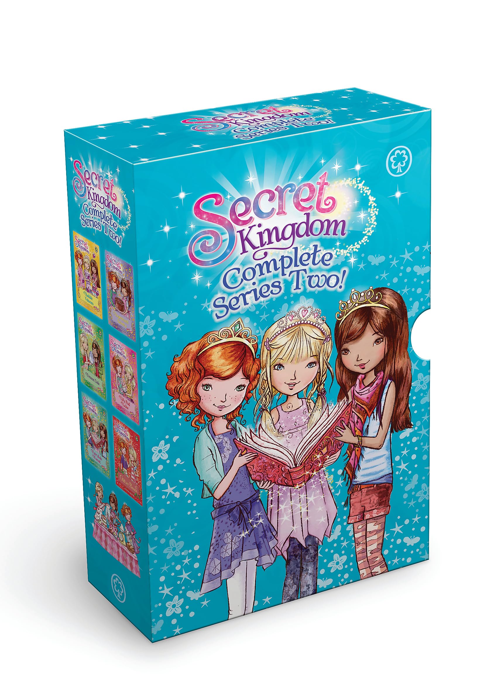 Secret Kingdom 2 by Rosie Banks, 6-book collection box set featuring colorful covers, fiction genre, and paperback format.