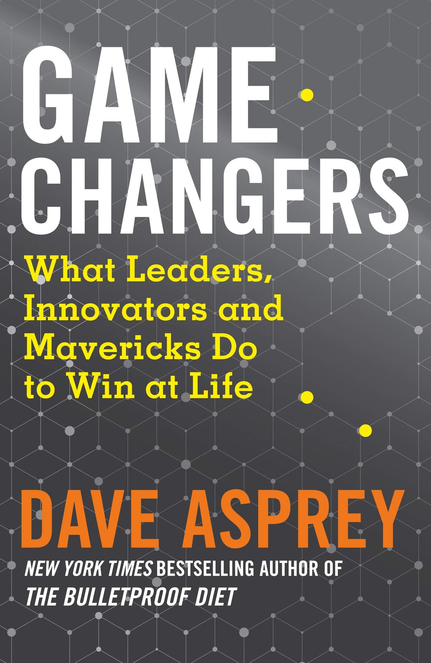 Dave Asprey 3-book collection set in paperback, featuring non-fiction titles by the author on a flat surface.