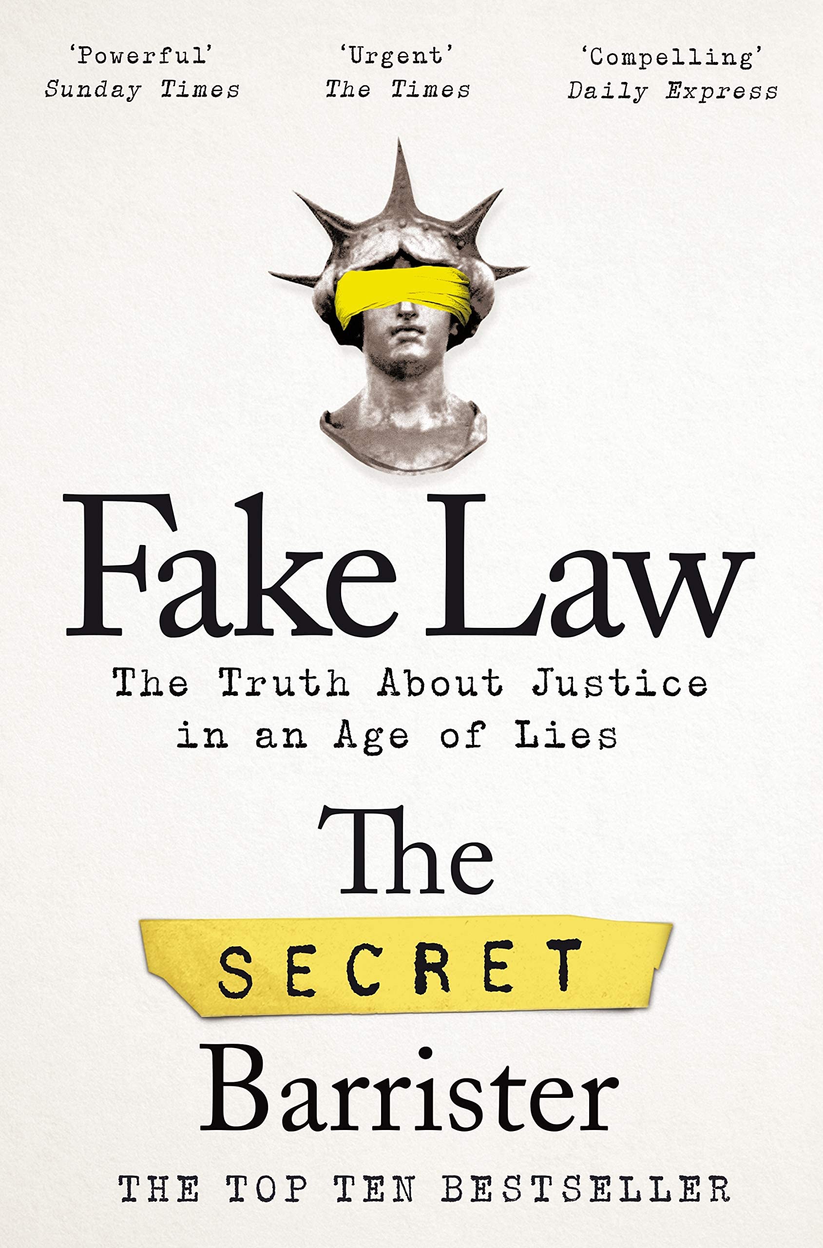 The Secret Barrister 2 Books Collection Set in paperback, featuring insightful non-fiction covers.