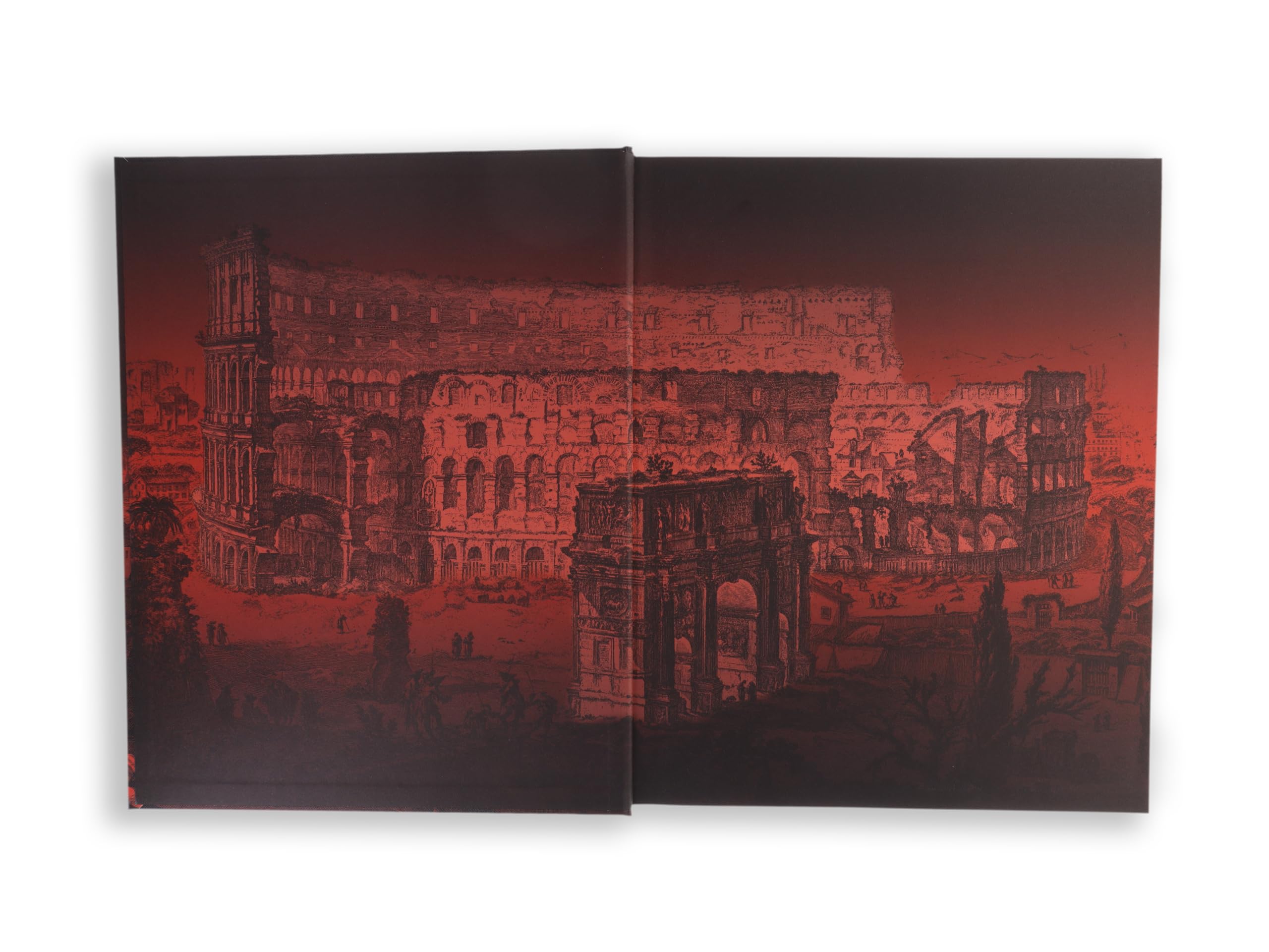 Hardback edition of "Decline and Fall of the Roman Empire" by Edward Gibbon, featuring a classic book cover design.