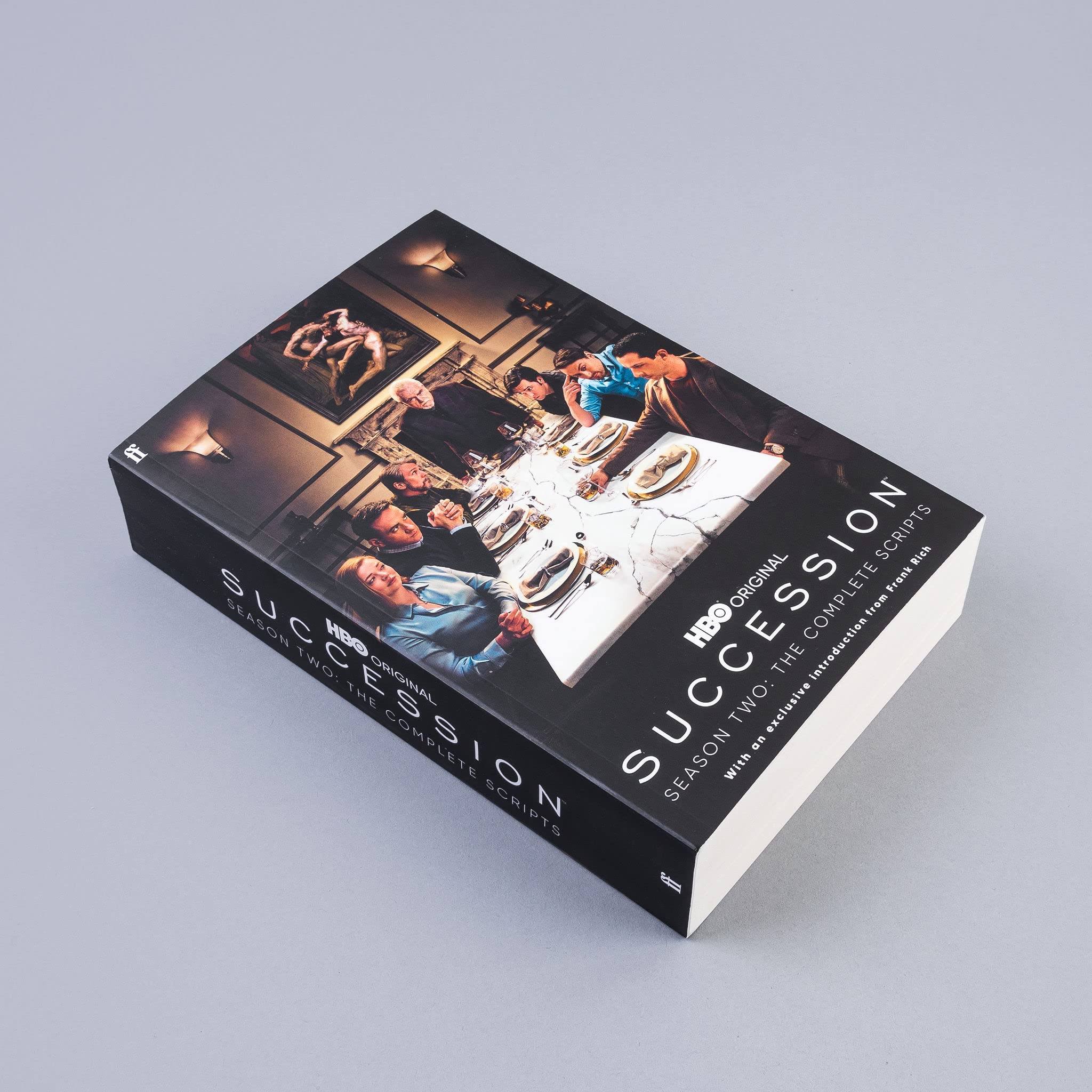 Complete scripts from Succession Season Two by Jesse Armstrong in a paperback edition by Faber & Faber.
