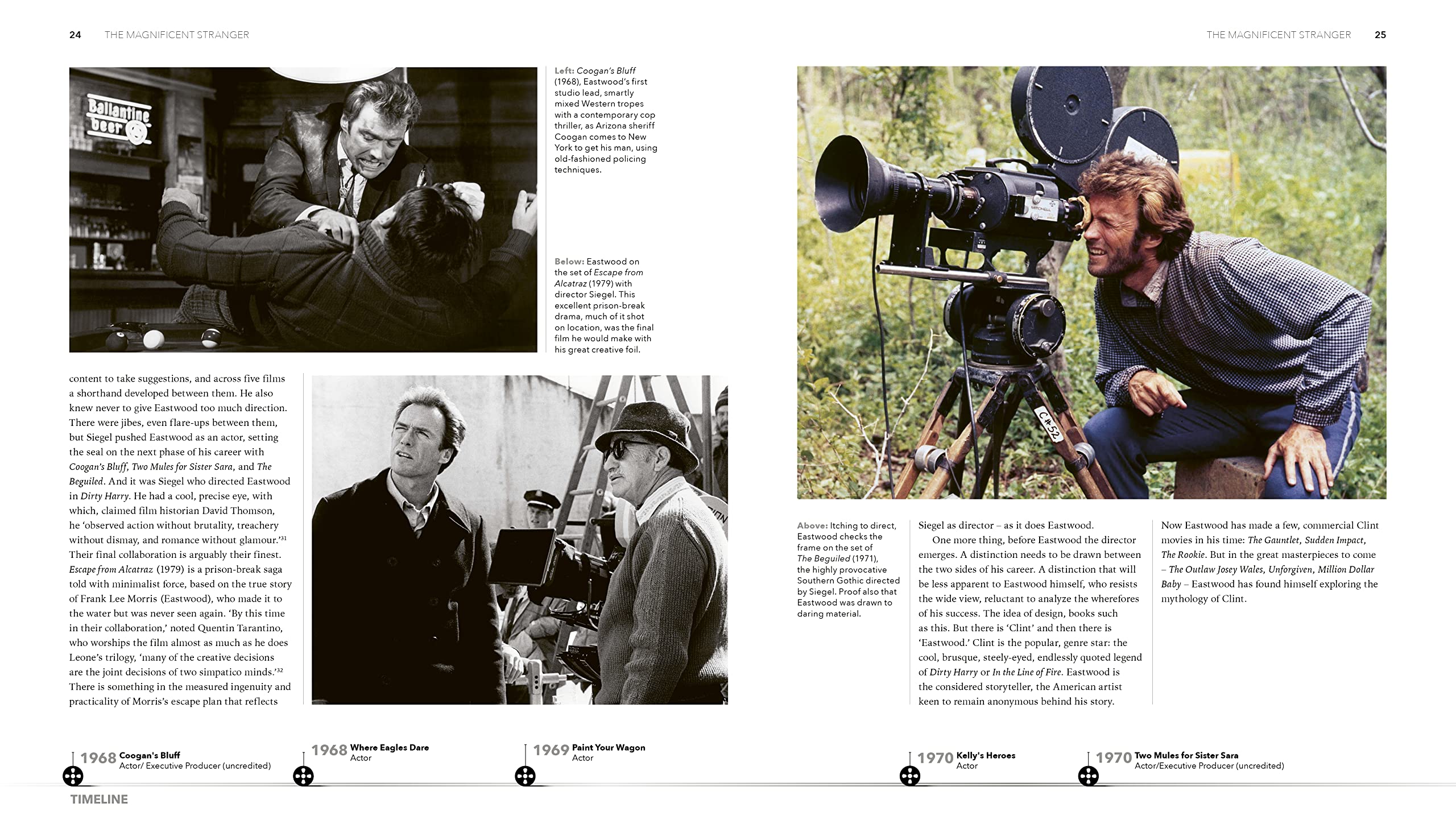 Hardback book "Clint Eastwood: Iconic Filmmaker" by Ian Nathan, showcasing a cover with Eastwood's iconic image.