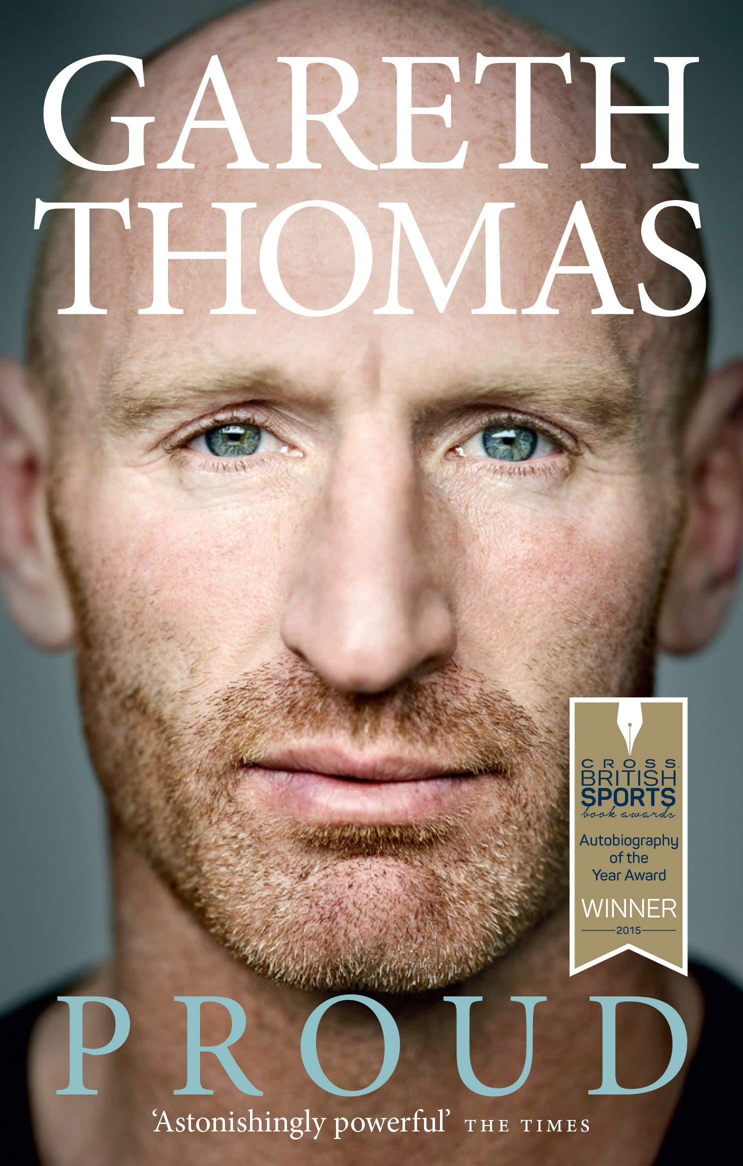Two paperback autobiographies by various authors from Ebury Press, featuring the Gareth Thomas collection set.