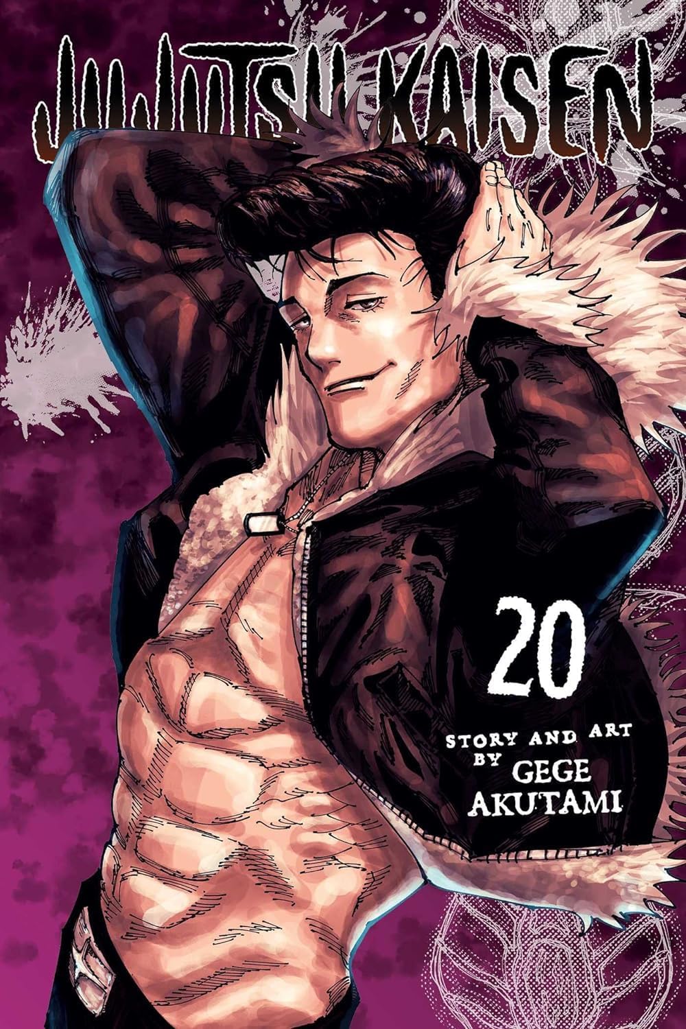 Set of five Jujutsu Kaisen paperback books by Gege Akutami, featuring manga covers in a VIZ Media Ltd collection.