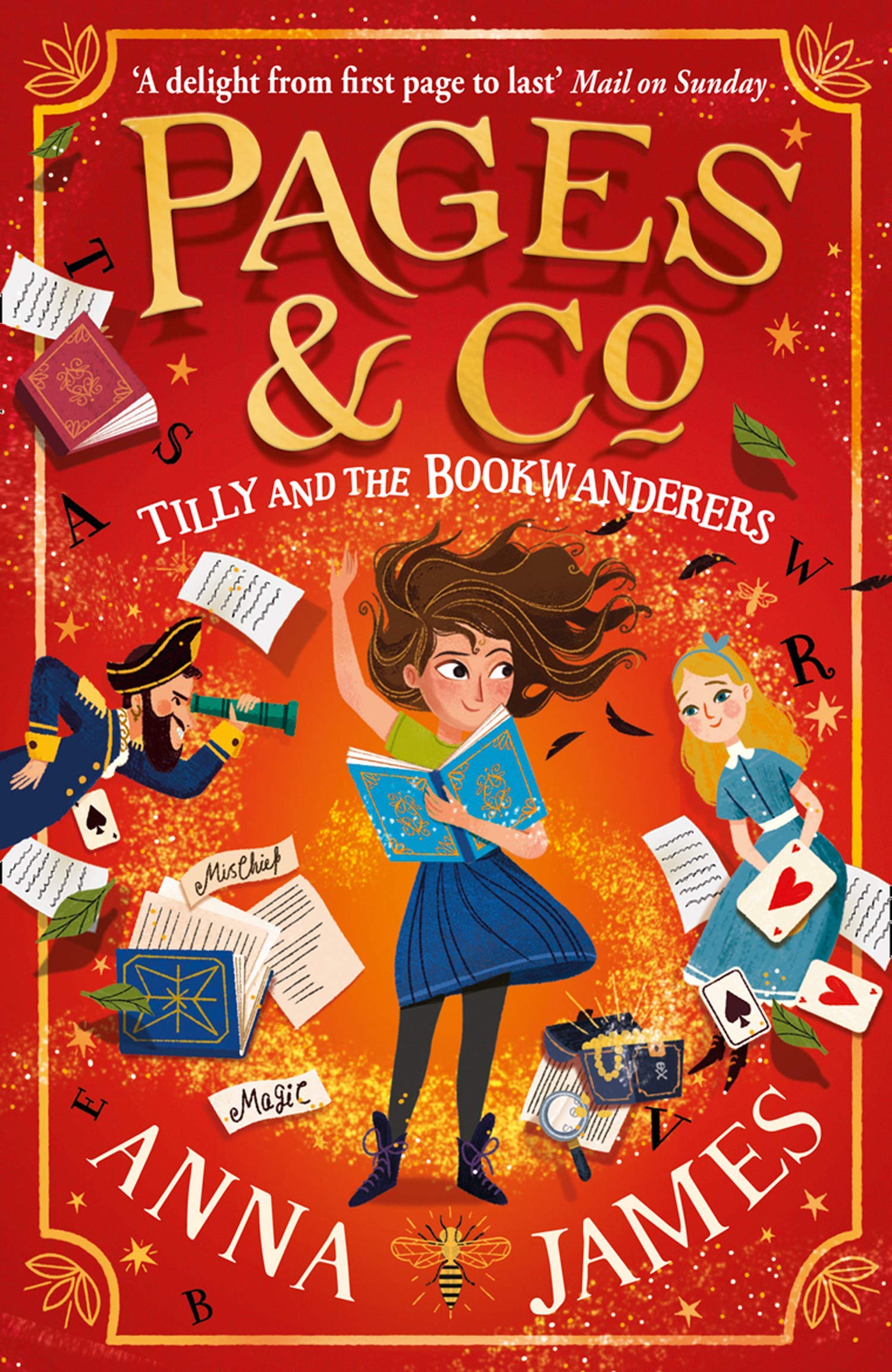 Pages & Co by Anna James 2 book collection set for ages 9-12, featuring colorful paperback covers and engaging illustrations.