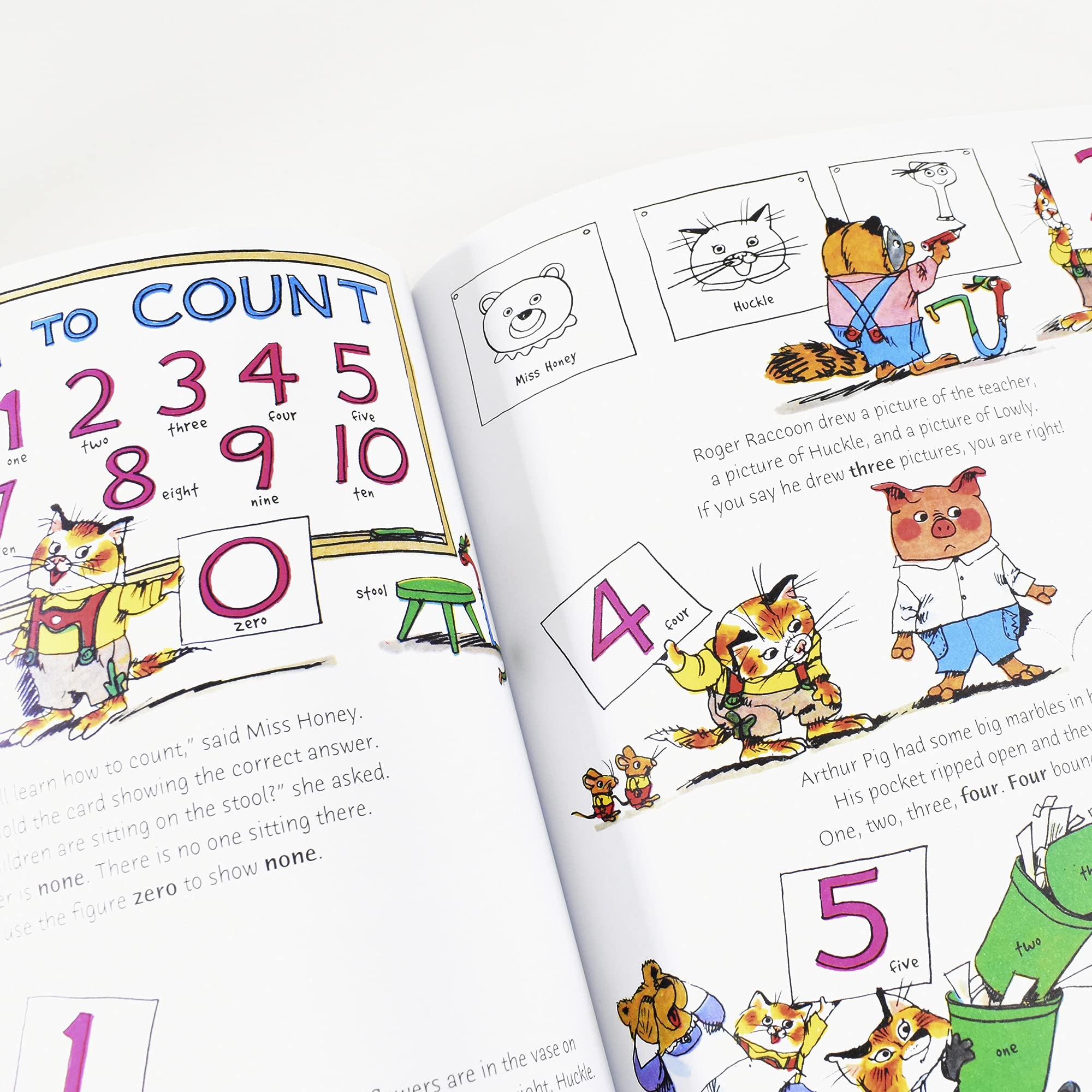 Set of 10 Richard Scarry's Best Collection Ever paperback books for ages 3-7, featuring colorful illustrations by Skymart Books.
