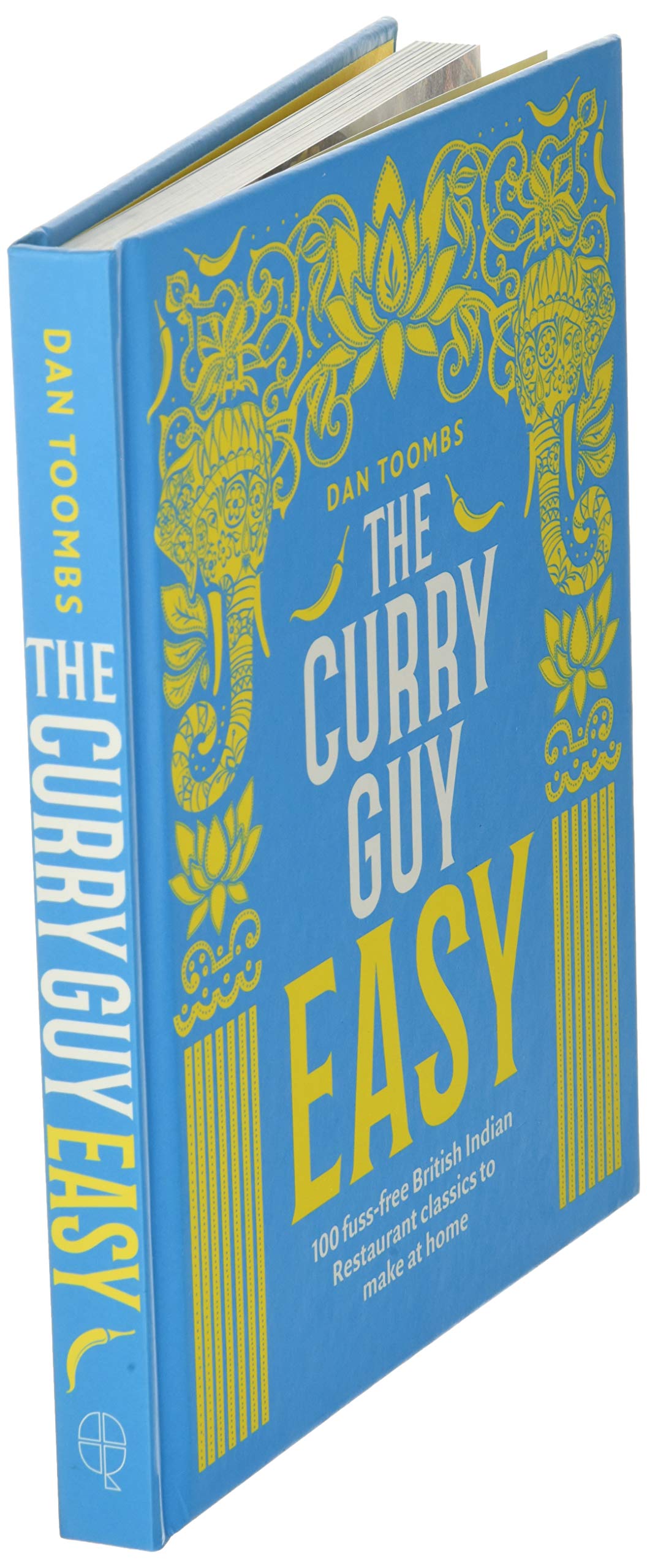 Curry Guy Easy by Dan Toombs, non-fiction paperback featuring vibrant curry recipes and cooking tips on the cover.