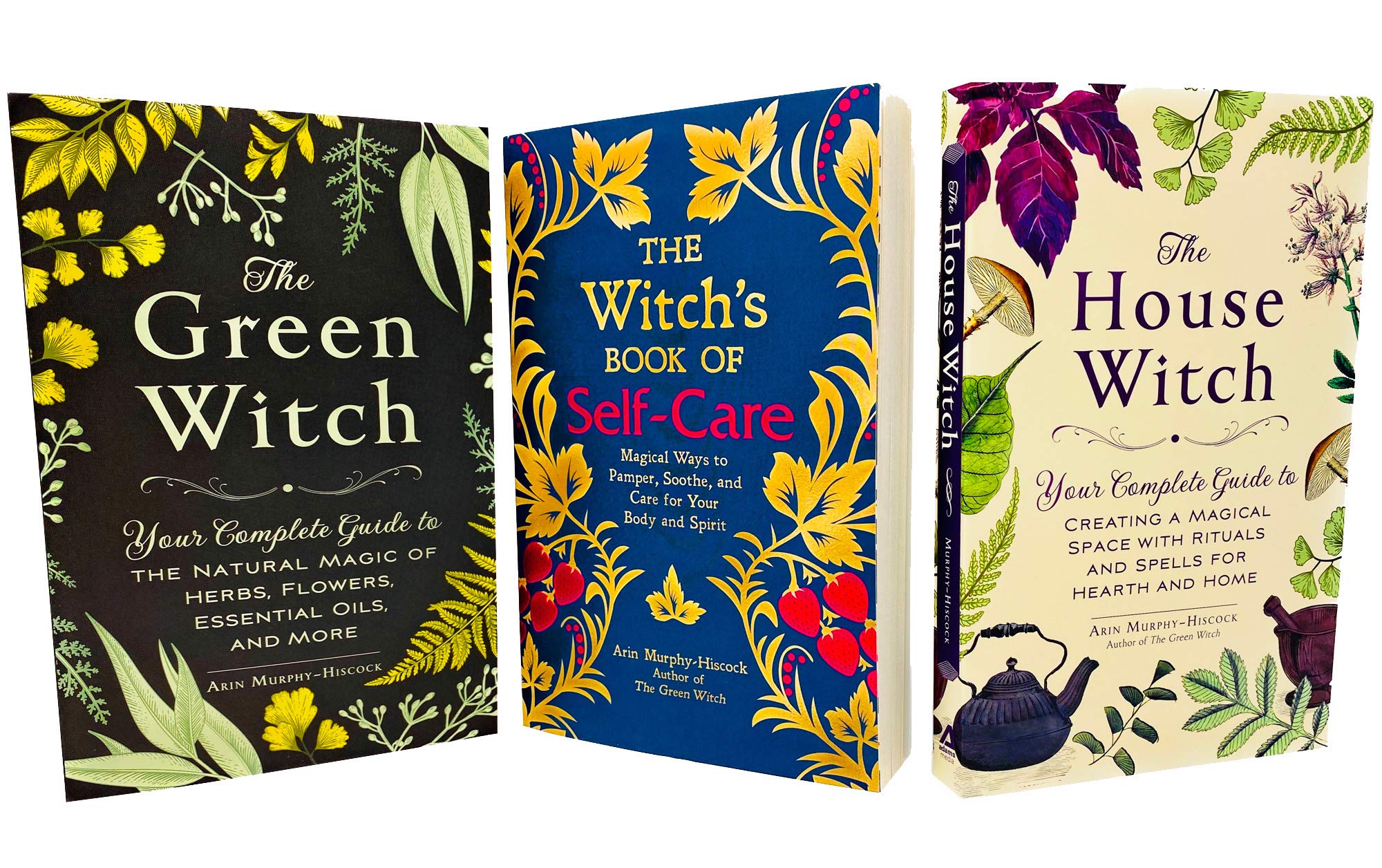 Arin Murphy-Hiscock 3 book collection set in paperback by Adams Media, showcasing the covers of each non-fiction title.