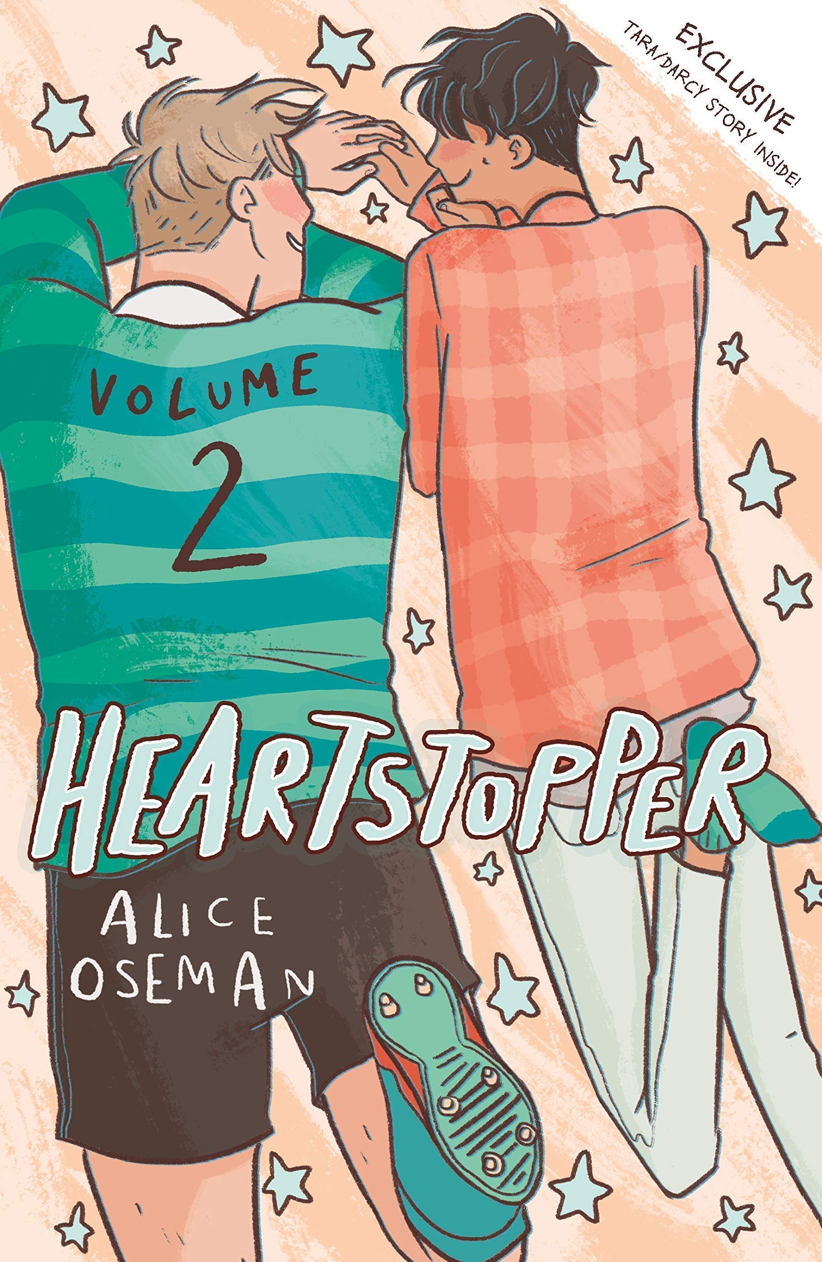 Heartstopper by Alice Oseman, 3 paperback books collection set featuring vibrant covers and engaging illustrations.