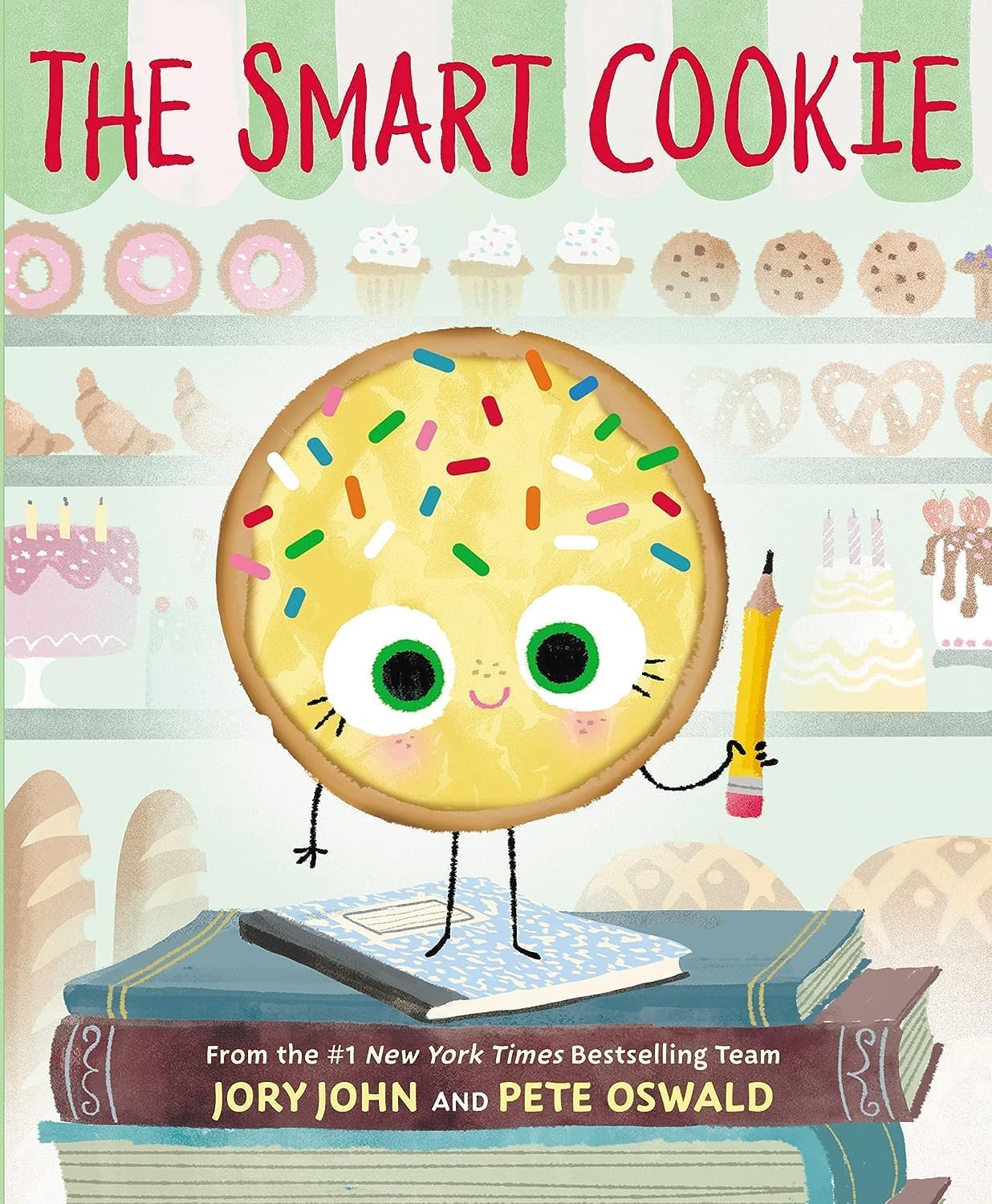 Seven paperback books from The Food Group by Jory John for ages 4-8, featuring colorful covers and engaging illustrations.