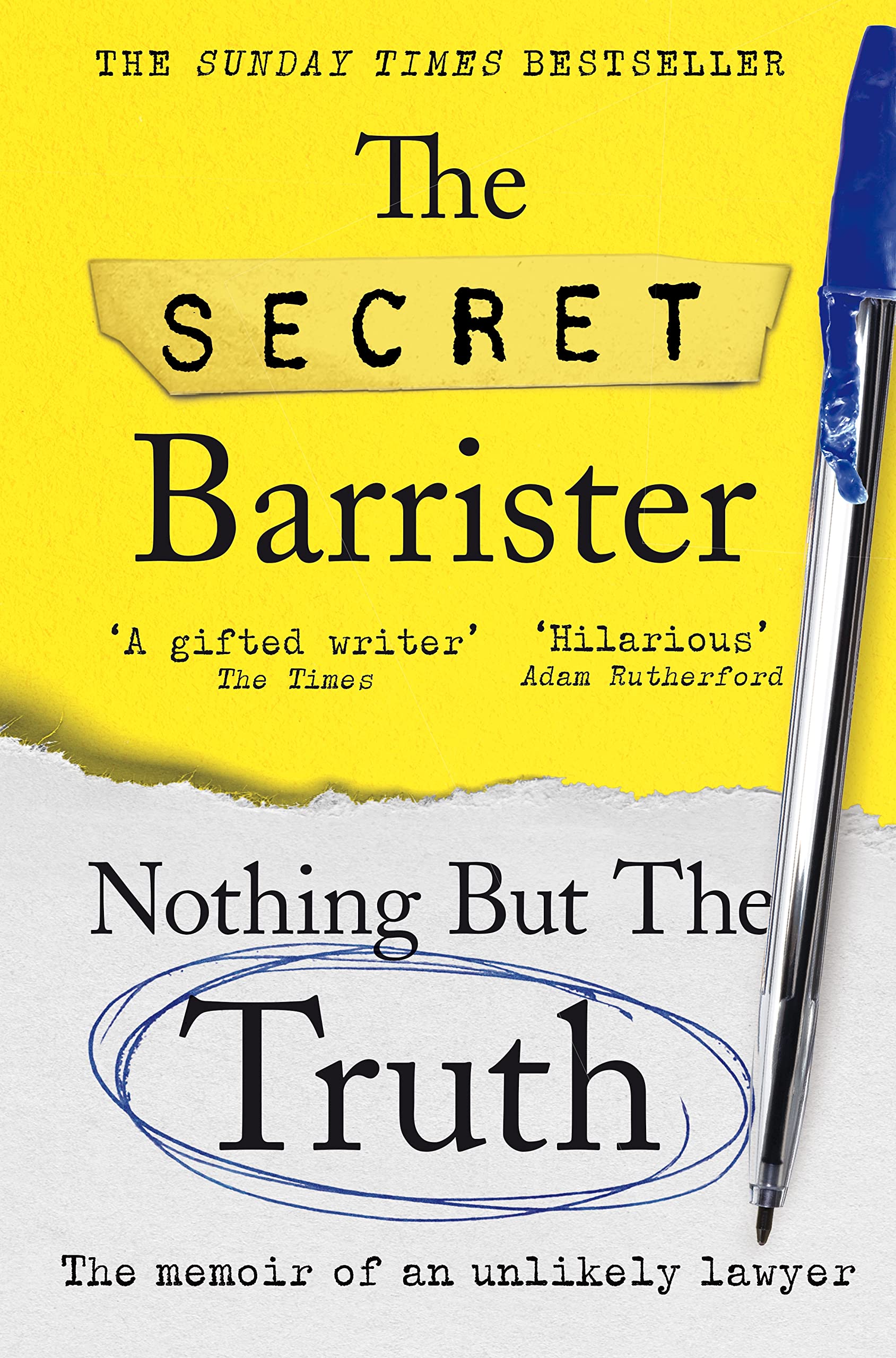 Paperback edition of "Nothing But The Truth" by The Secret Barrister, featuring a clean, modern cover design.